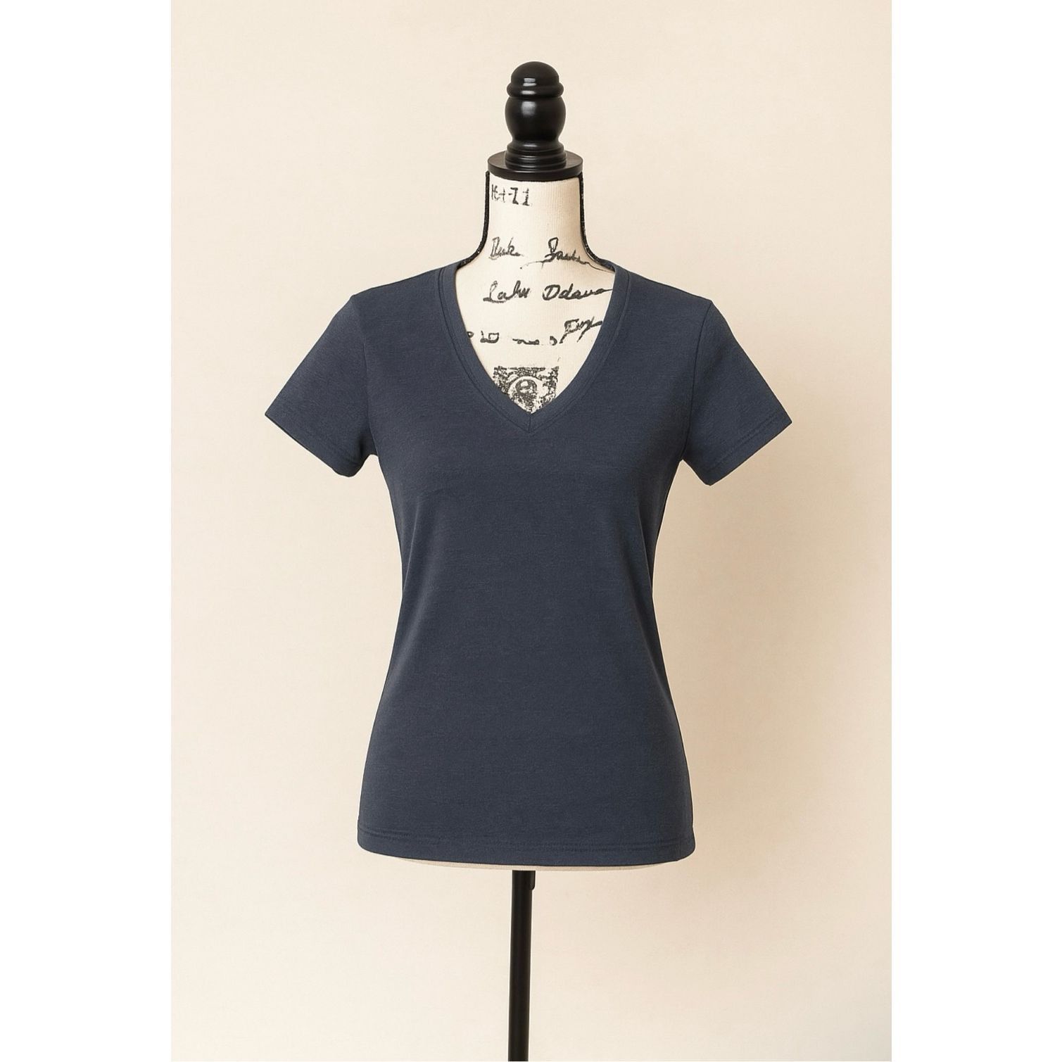 Calvin Klein Calvin Klein Women’s V-Neck T-Shirt Size M Gray Short Sleeve Size M / US 6-8 / IT 42-44 - 2 Thumbnail