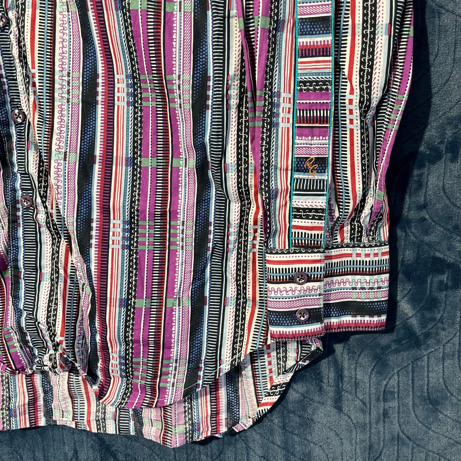 Robert Graham Robert Graham Unique Embroidered Casual Button Down Shirt Size US M / EU 48-50 / 2 - 3 Thumbnail
