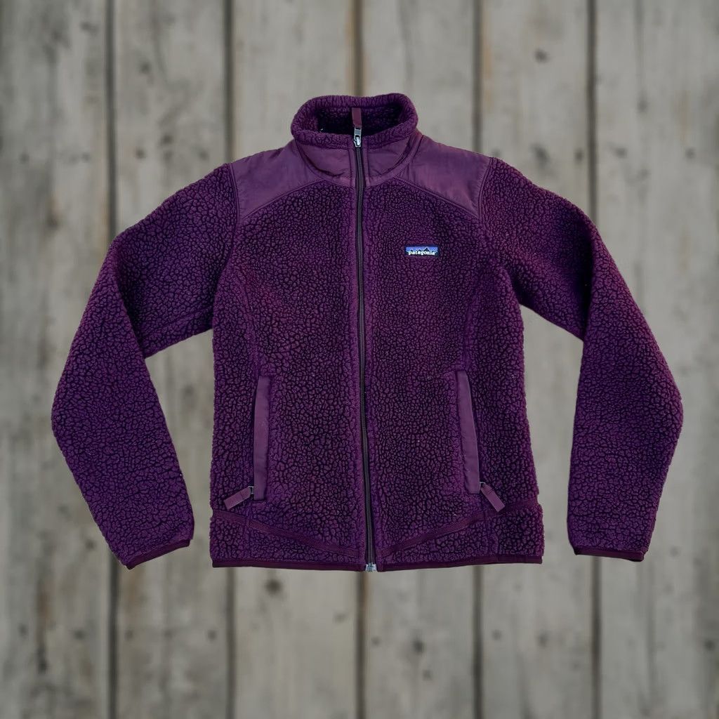 Patagonia Patagonia Retro-X Full Zip Jacket Women’s Deep Pile Burgundy Size Small Size S / US 4 / IT 40 - 1 Thumbnail