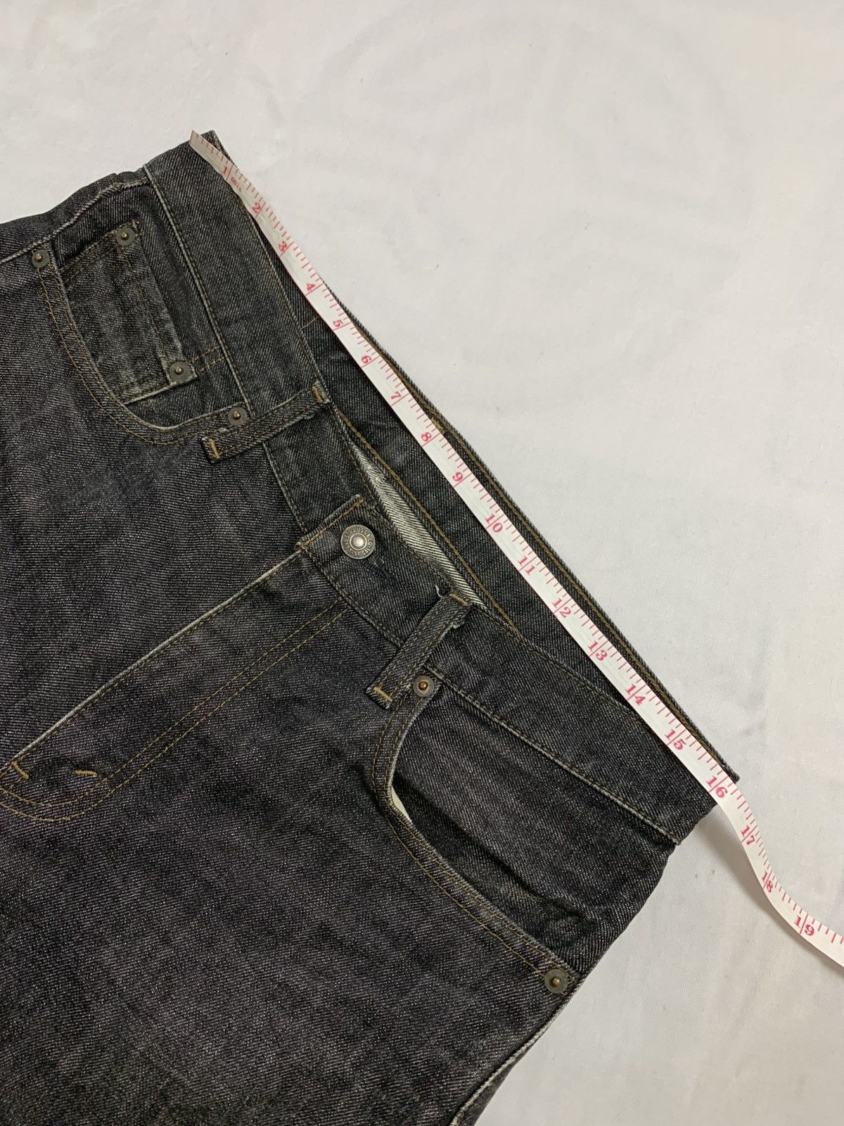 Levi's Vintage Clothing Vintage levis 505 jeans pants stone black denim Size US 32 / EU 48 - 13 Thumbnail
