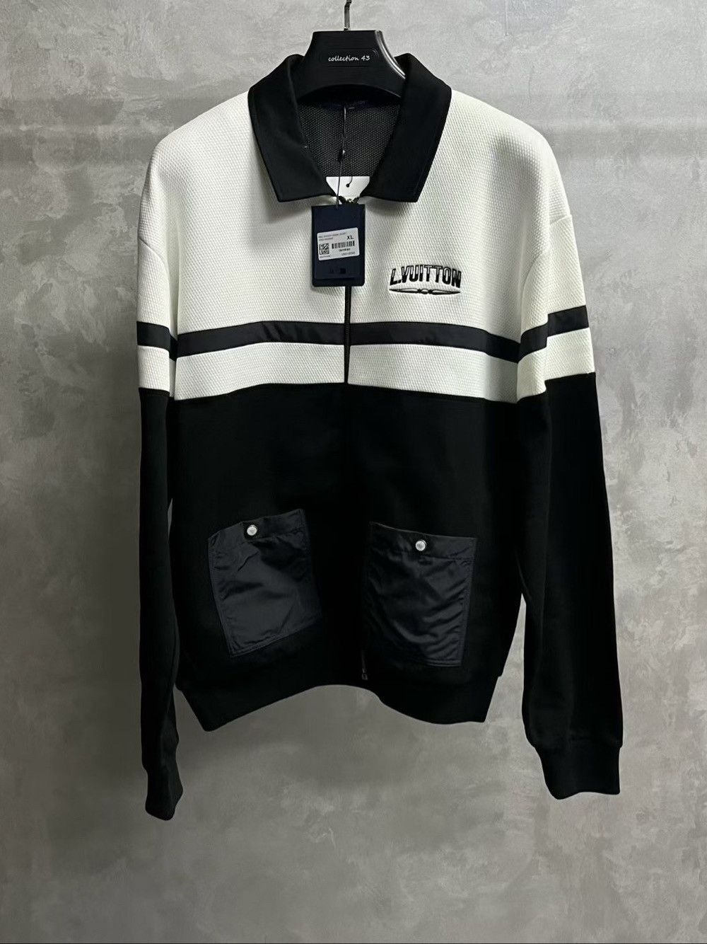 Louis Vuitton Louis Vuitton Striped Knit Zip Jacket Size XL Size US XL / EU 56 / 4 - 1 Thumbnail