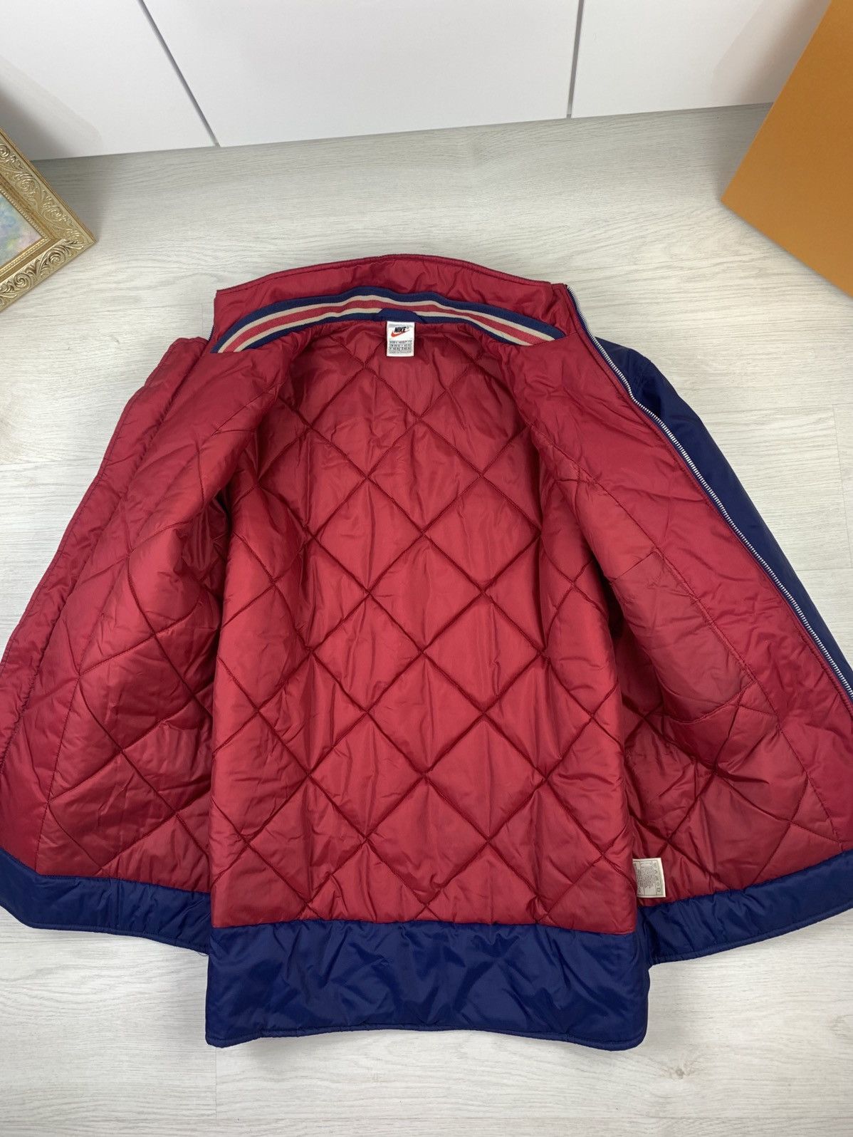 Vintage Vintage 90s Nike Embroidered Big Logo Swoosh Jacket Size US M / EU 48-50 / 2 - 6 Thumbnail
