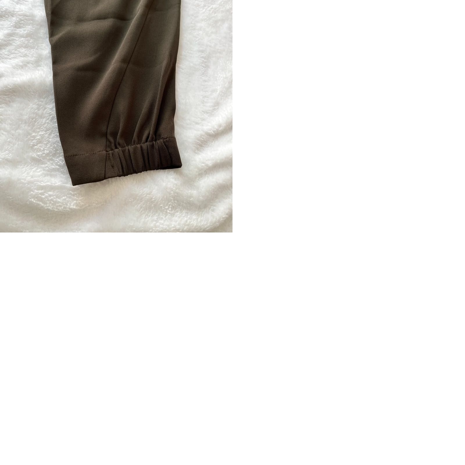 Vintage Babaton Womens Small Green Elastic Waist Pull-On Cropped Jogger Pants Pockets Size 28" / US 6 / IT 42 - 9 Thumbnail