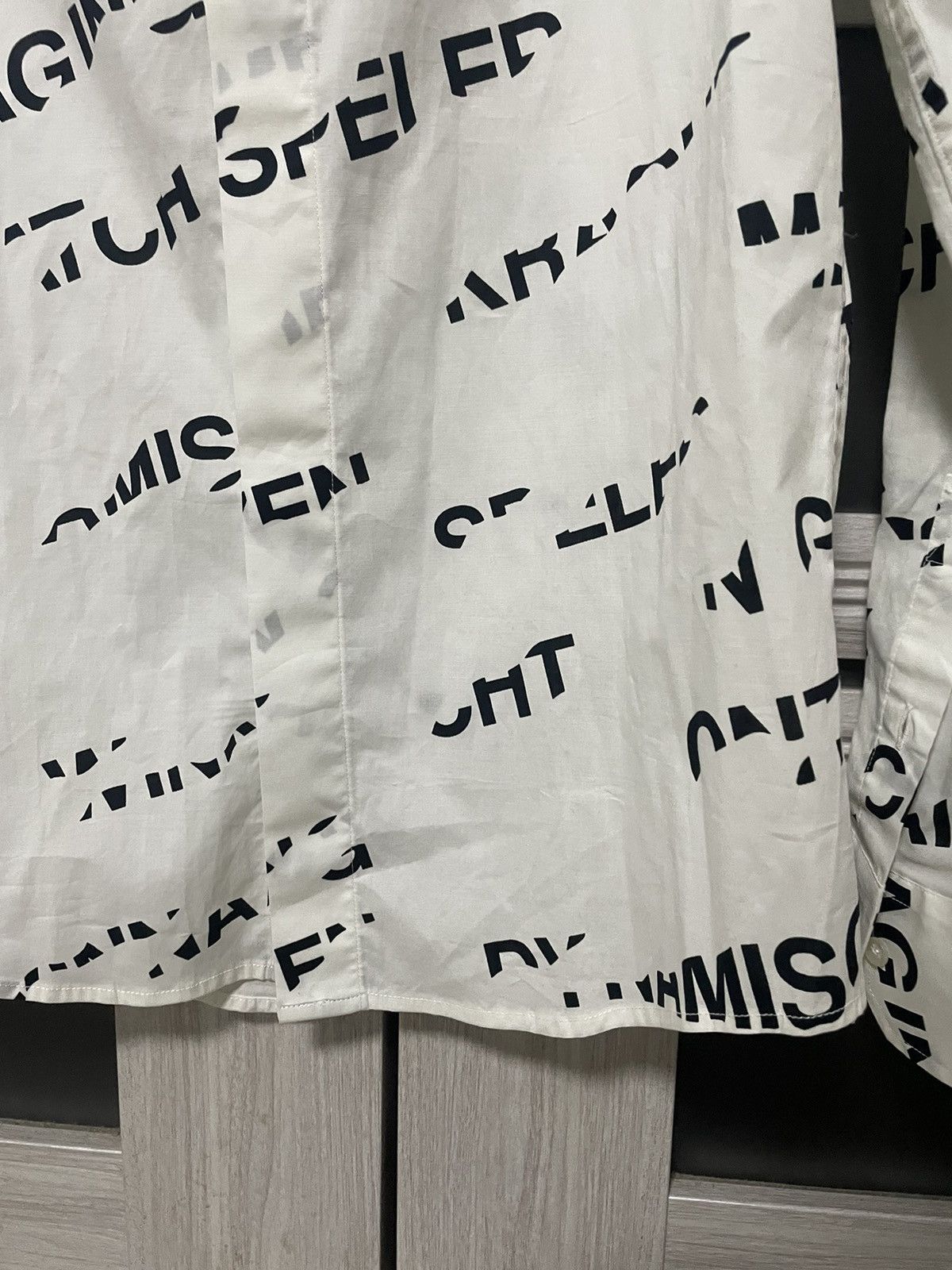 Dirk Bikkembergs Dirk Bikkembergs Monogram Rare Shirt Classic Size US M / EU 48-50 / 2 - 4 Thumbnail