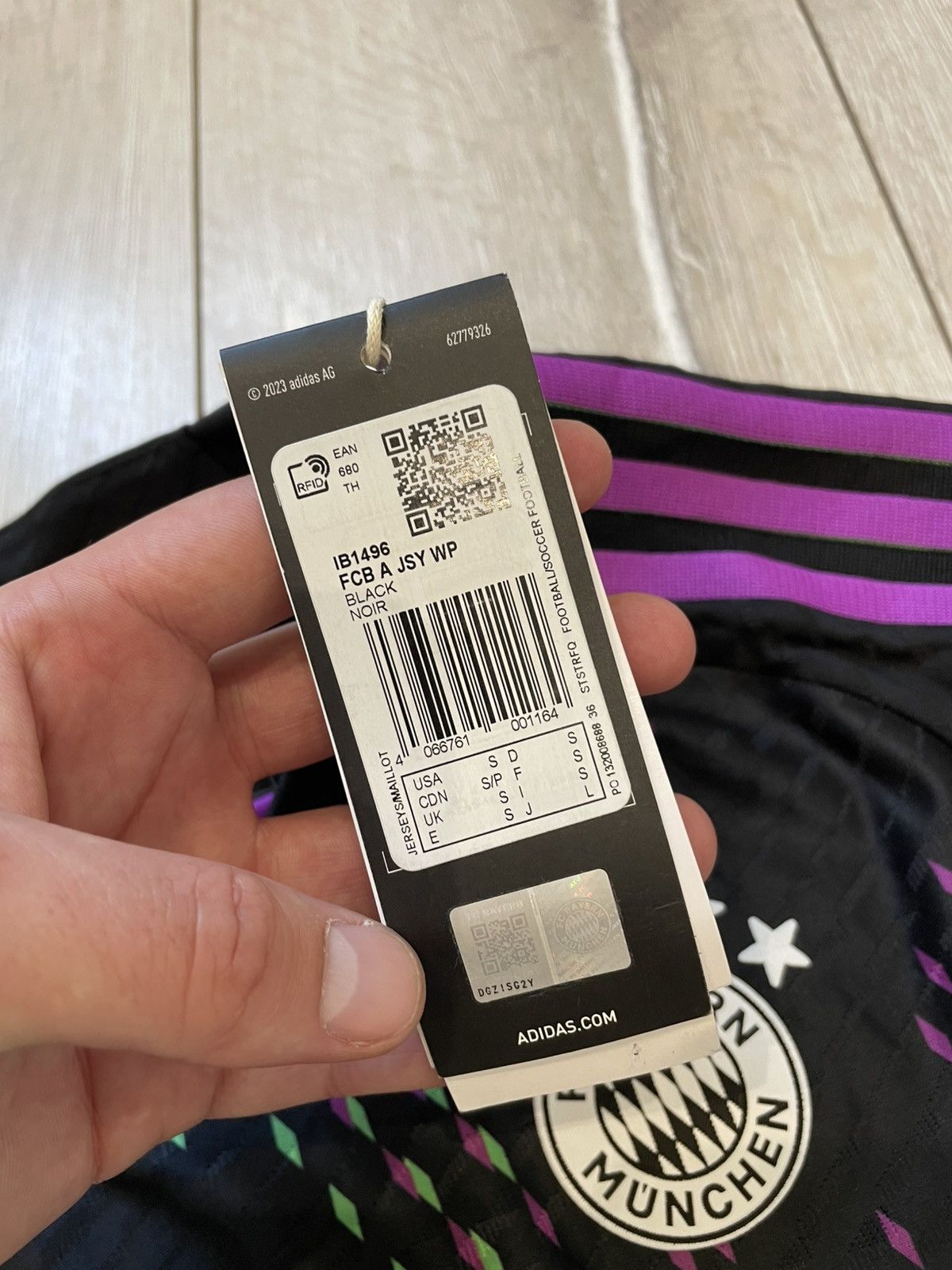 Adidas Adidas Bayern Munich 23/24 Player Version Away Womans Jersey Size S / US 4 / IT 40 - 5 Thumbnail