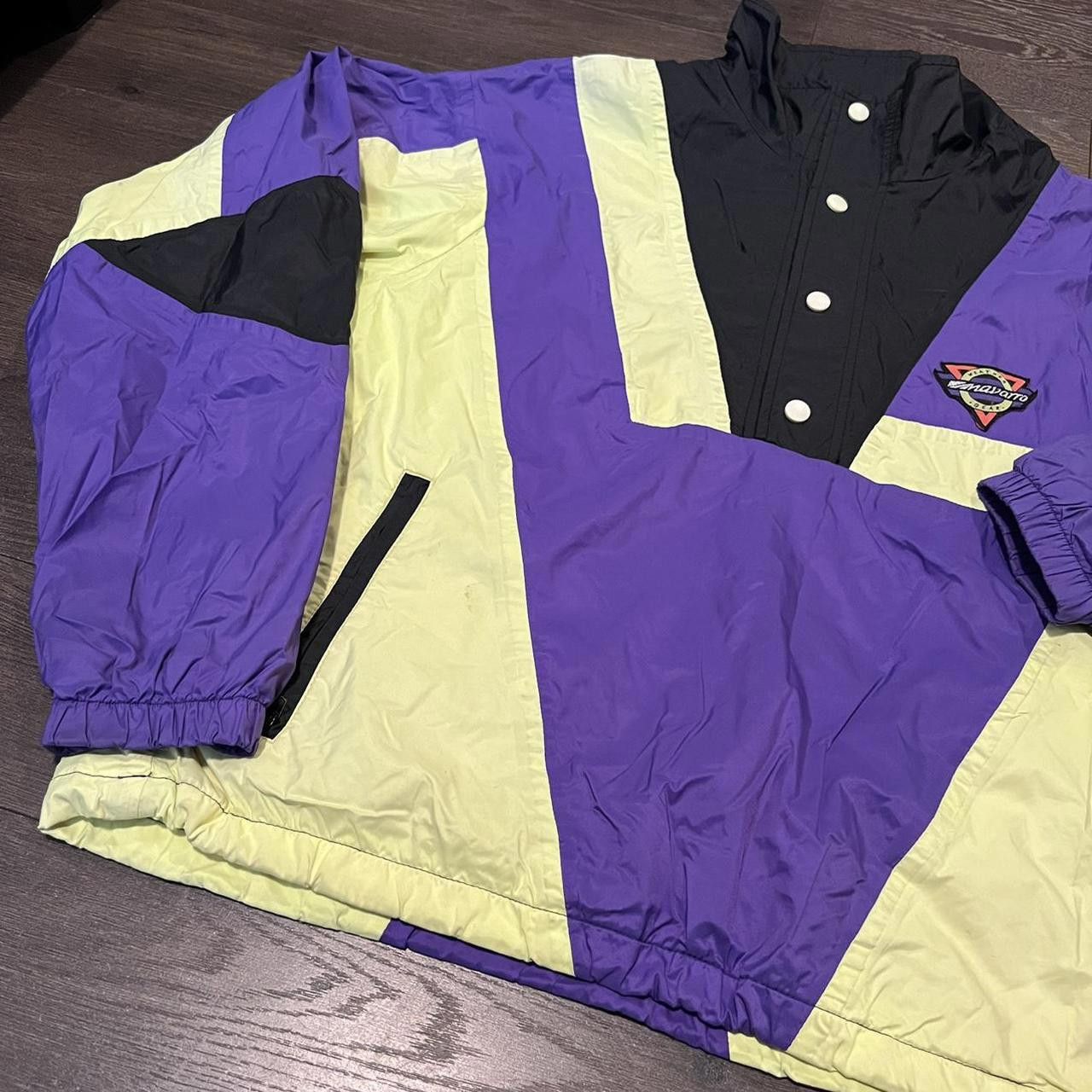 Designer Wild Vintage Navarro Windbreaker 90s Medium Size US M / EU 48-50 / 2 - 3 Thumbnail