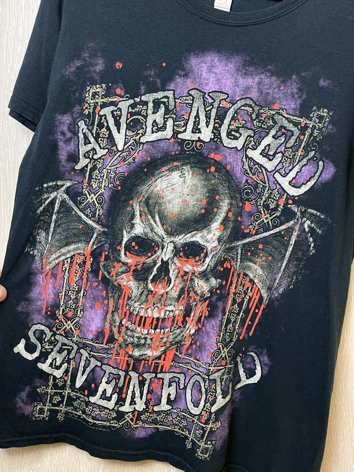 Band Tees × Vintage Rare! Vintage 2000's Avenged Sevenfold Band T Shirt Size US S / EU 44-46 / 1 - 1 Thumbnail