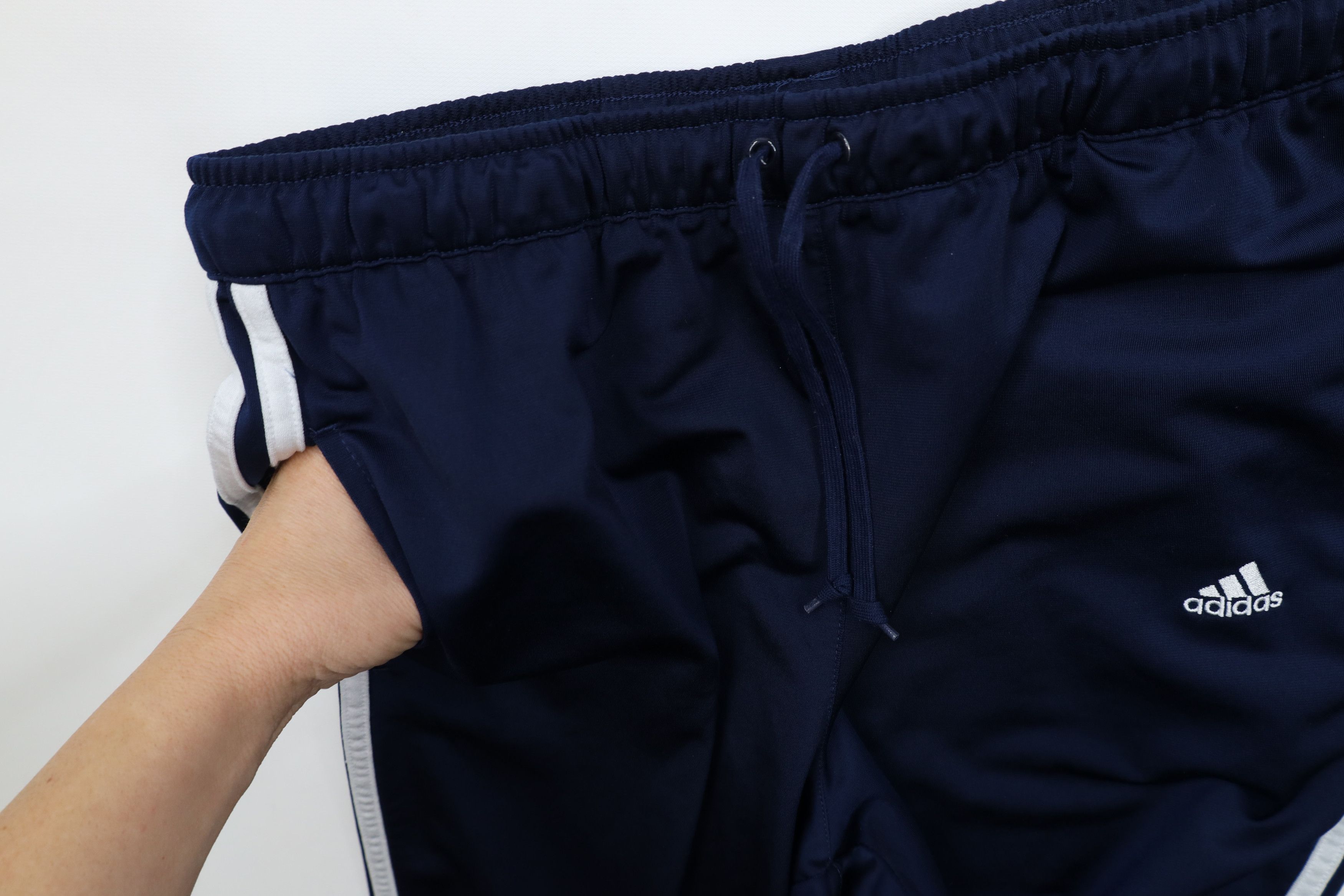 Adidas Vintage Y2K Adidas Spell Striped Wide Leg Sweatpants Pants Size 30" / US 8 / IT 44 - 6 Thumbnail