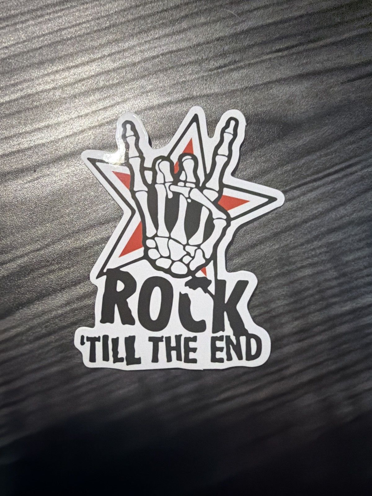 Hypebeast Rock ‘Till The End Sticker Size ONE SIZE - 1 Thumbnail