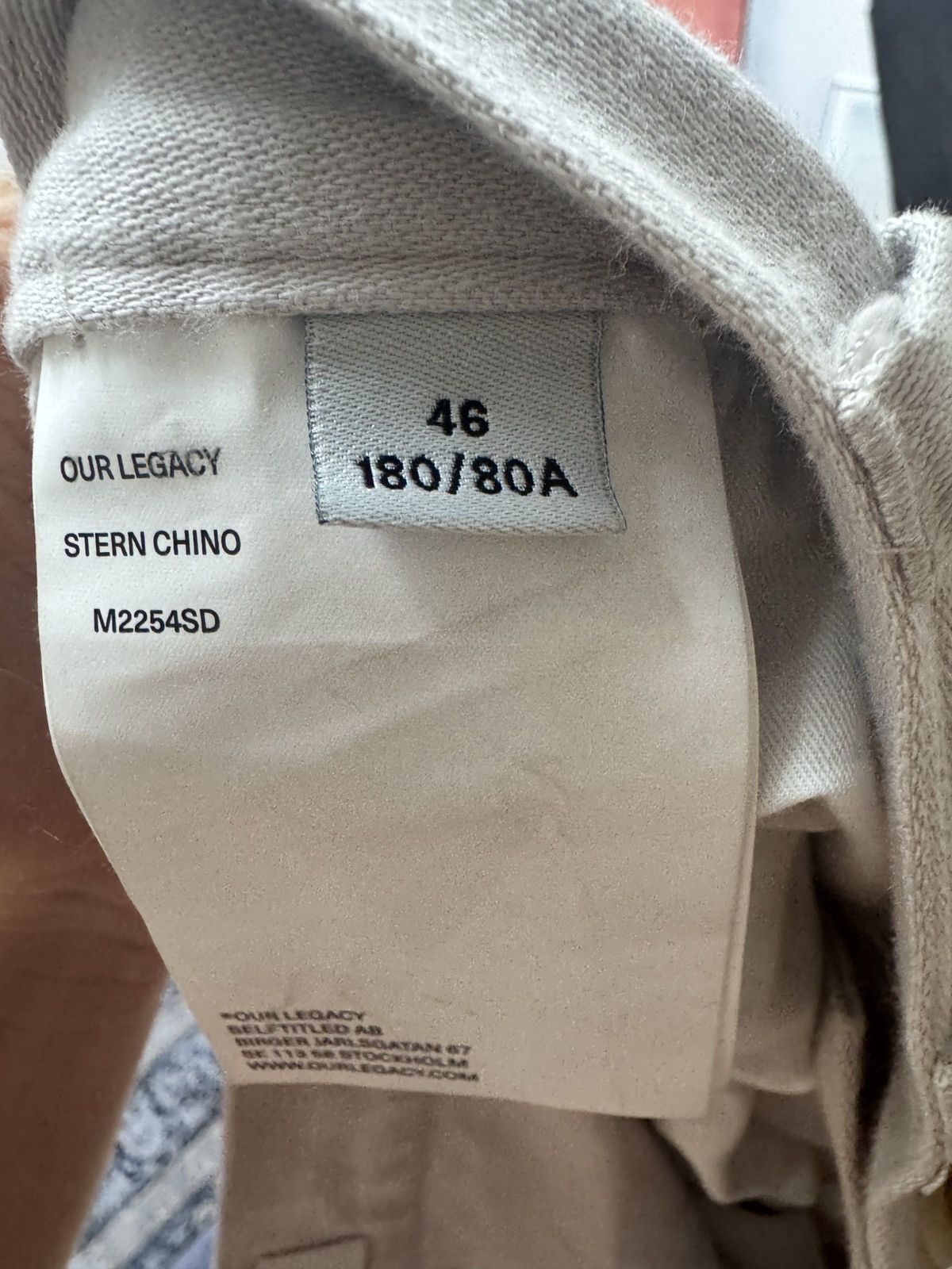 Our Legacy Our Legacy Stern Chino Size US 31 - 2 Thumbnail