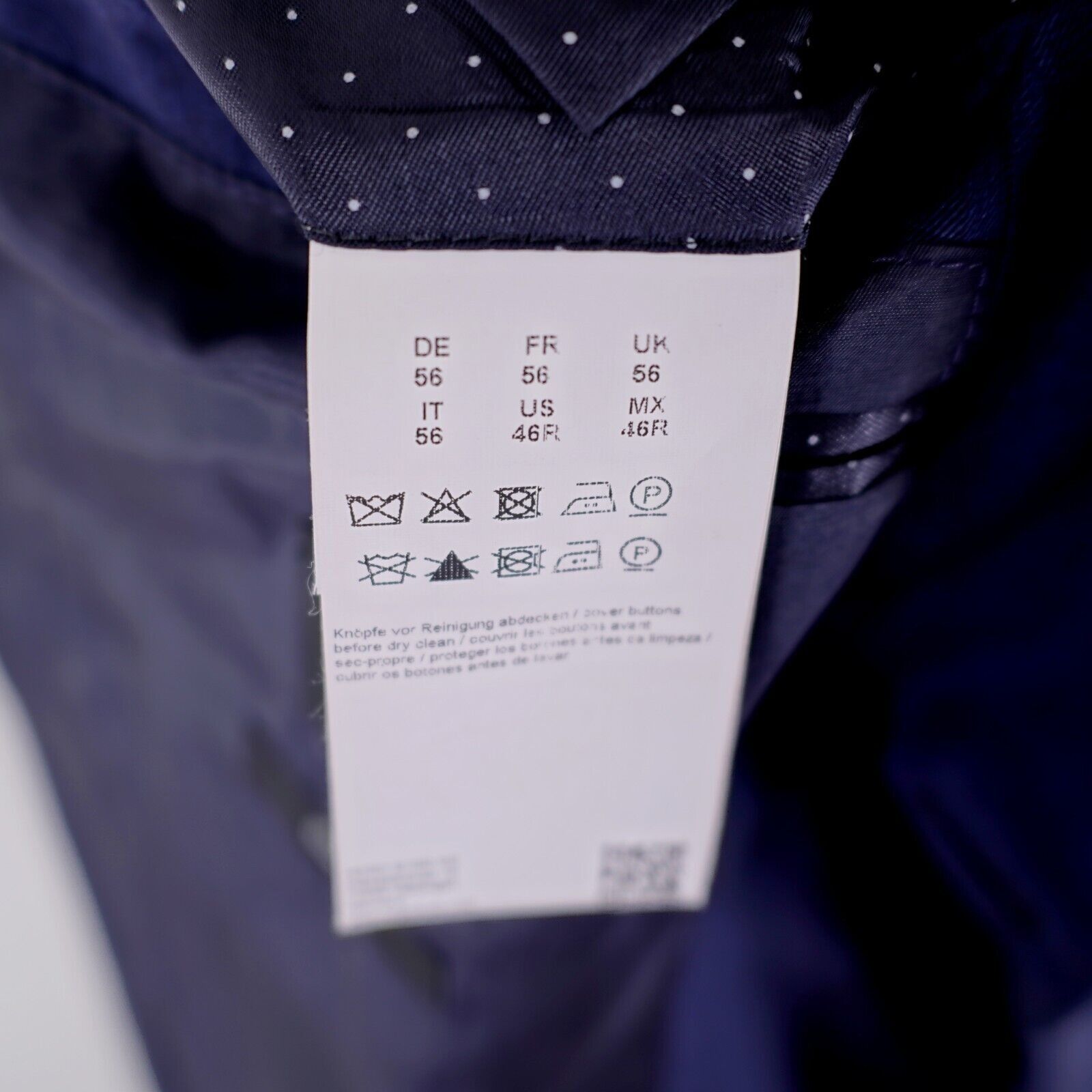 Hugo Boss Boss Hugo Boss Lanificio Tesse Biella Super 100 Wool Blue He Size 42R - 11 Thumbnail
