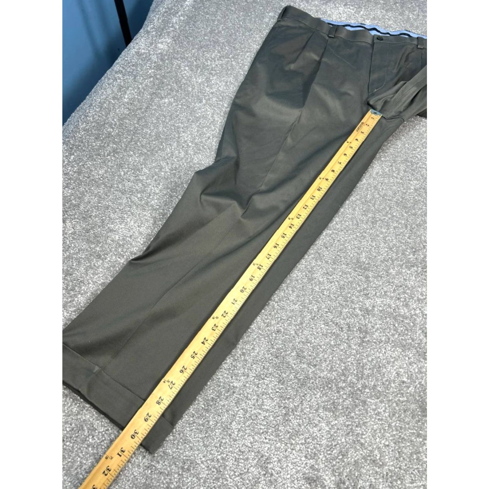 Brooks Brothers Brooks Brothers Advantage Chino Elliot Pants Men 42 Green Mid Rise Straight Leg Button Zipper Pocket Casual Modern - Size US 42 / EU 58 - 7 Thumbnail