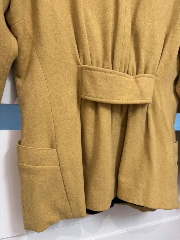 Laurel Laurel Vintage 90s Blazer Pure New Wool Yellow size 40 L Size L / US 10 / IT 46 - 4 Thumbnail