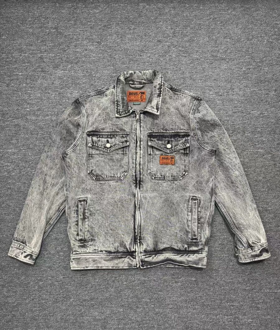 Deus Ex Machina Deus Ex Machina Washed Distressed Denim Jacket Size US M / EU 48-50 / 2 - 1 Thumbnail
