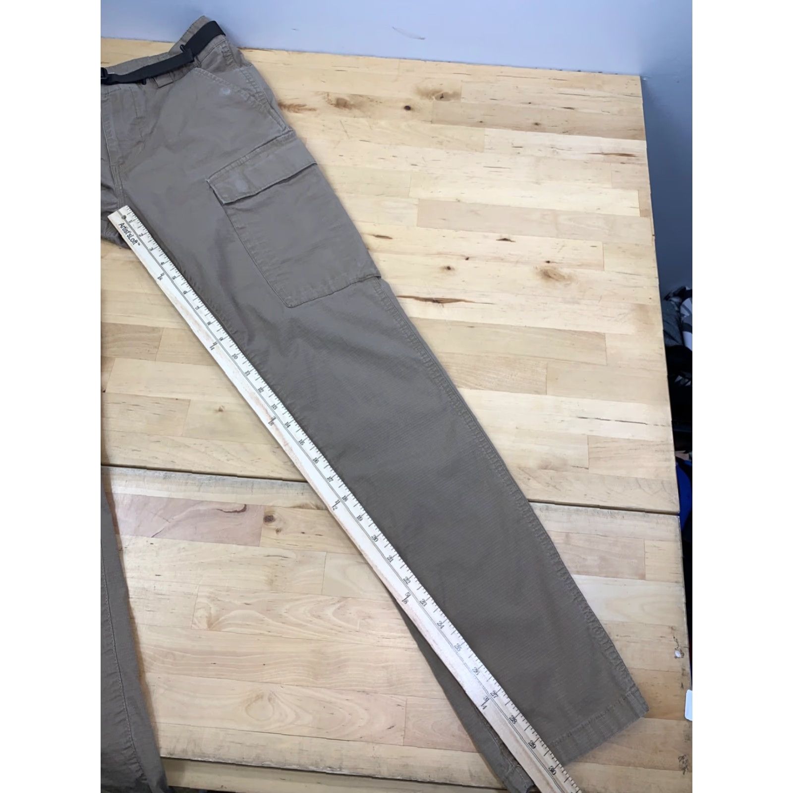 Roark Roark Cargo Pants Mens 28 Beige Pant Straight Cargo 90s Nature Mens Size US 28 / EU 44 - 7 Thumbnail