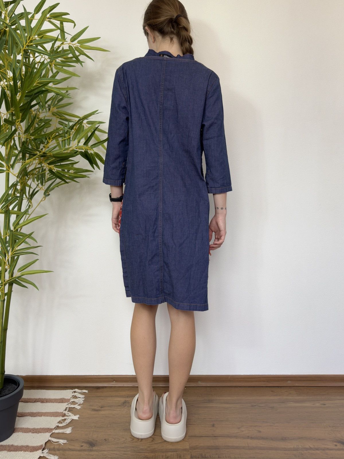Cop Copine VINTAGE COP COPINE DEMIN DRESS SHIRT Size S / US 4 / IT 40 - 4 Thumbnail