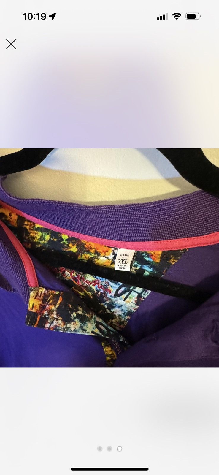Robert Graham Robert Graham like new Purple and pink polo shirt Size US XXL / EU 58 / 5 - 3 Thumbnail