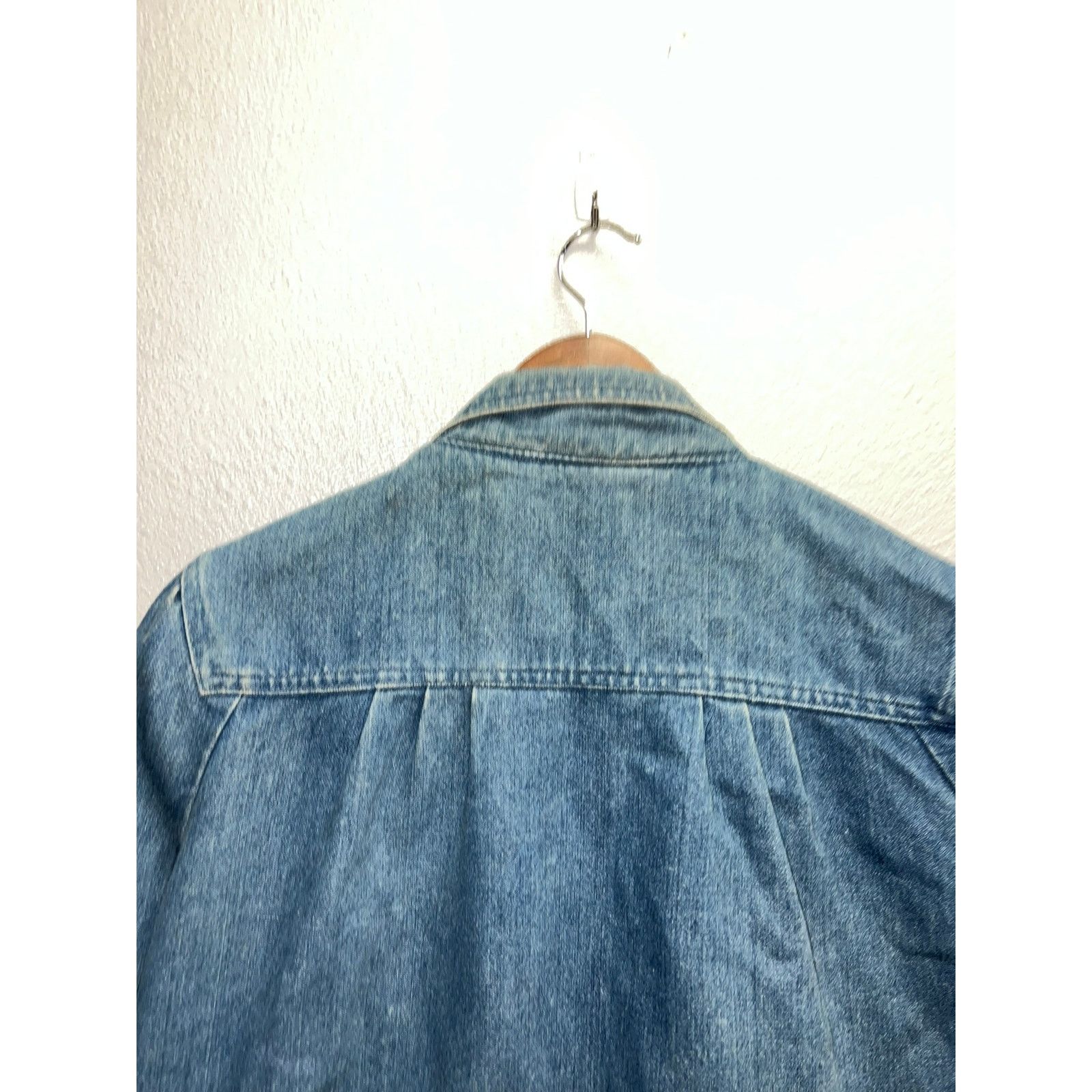 Vintage Womens Vintage Sergio Valente Denim Jacket Button Up 90s l Size L / US 10 / IT 46 - 10 Thumbnail