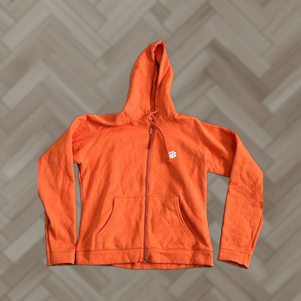 NCAA NCAA Clemson Antigua Full Zip Hoodie Women Orange Medium Size M / US 6-8 / IT 42-44 - 1 Thumbnail
