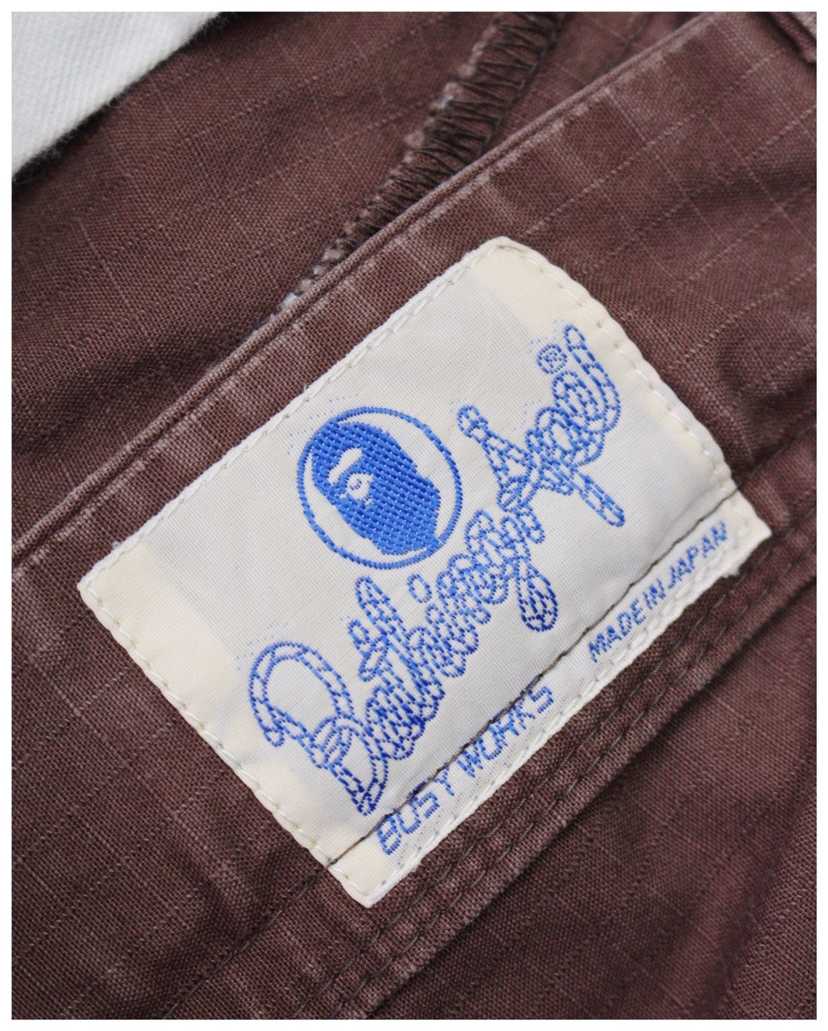 Bape 1990S A BATHING APE BROWN RIPSTOP CARGO PANTS Size US 30 / EU 46 - 6 Thumbnail