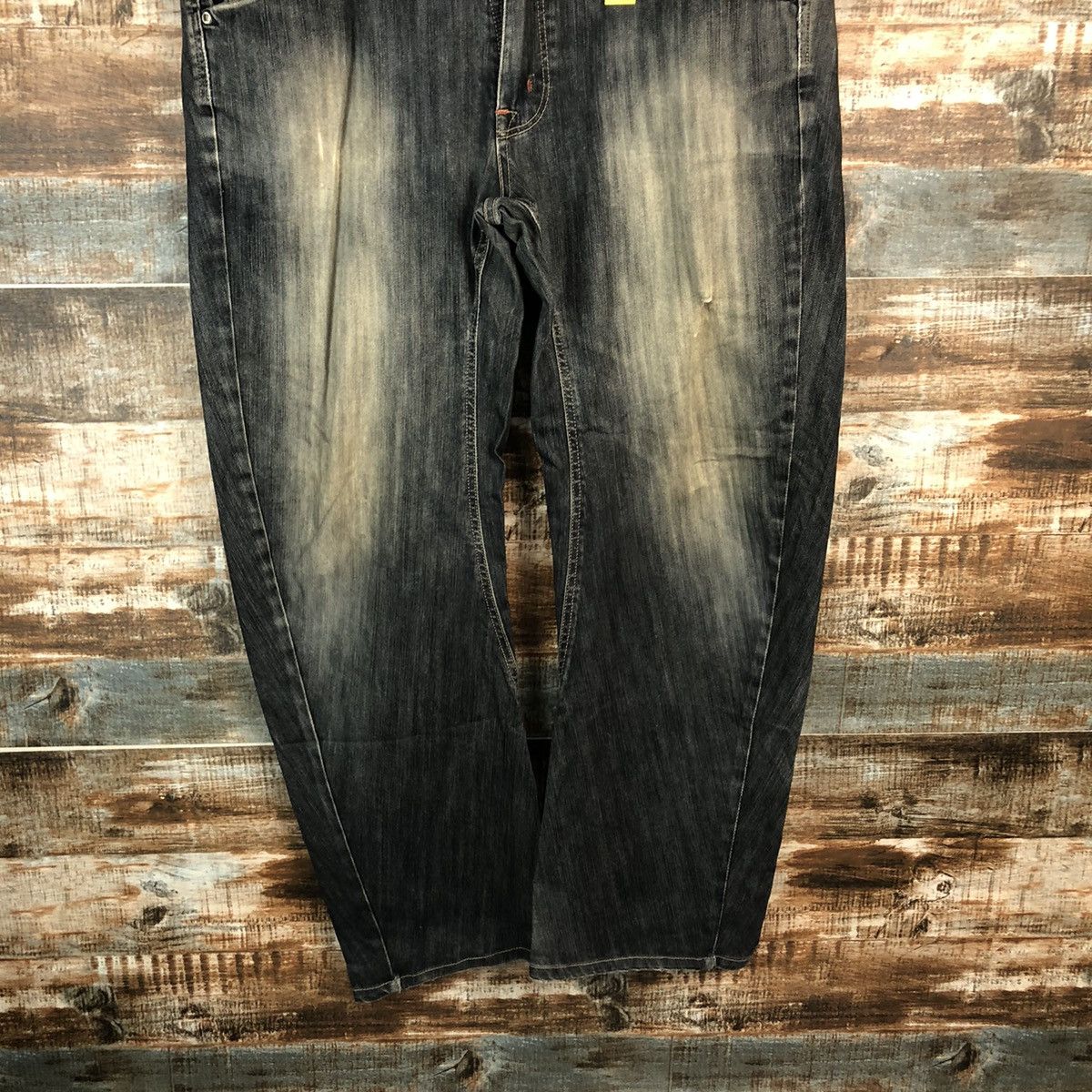 Edwin Edwin Black faded vintage Denim Pants #A1413 Size US 38 / EU 54 - 3 Thumbnail