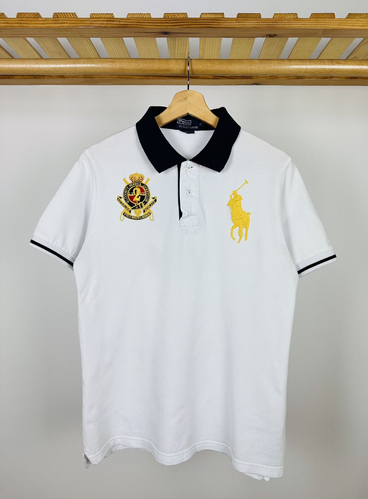 Polo Ralph Lauren Vintage Polo Ralph Lauren Big Pony Logo Polos Rugby Size US M / EU 48-50 / 2 - 1 Thumbnail