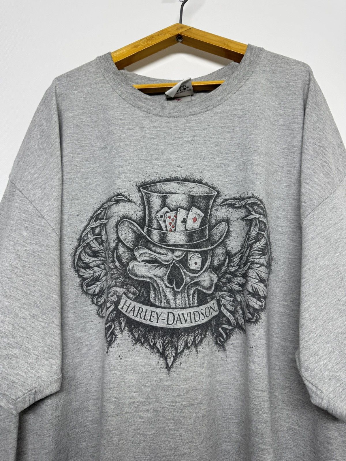 Harley Davidson Vintage Harley Davidson T-shirt Adult Grey Short Sleeve Size US XXL / EU 58 / 5 - 1 Thumbnail