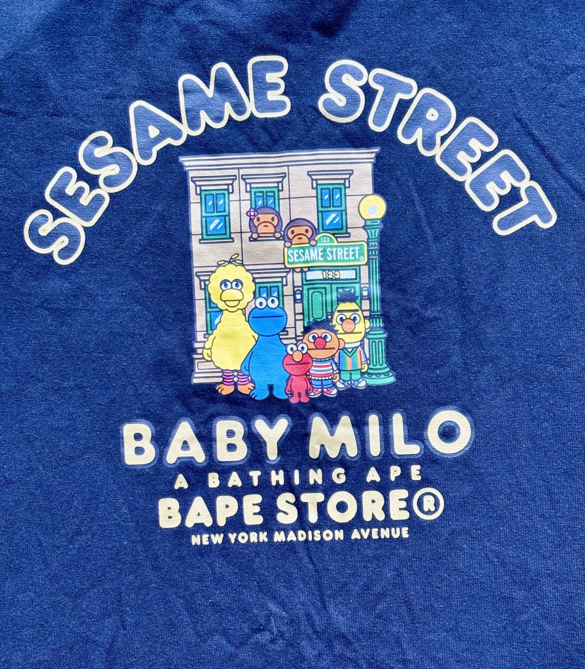Bape BAPE x Sesame Street Baby Milo Tee Size US XL / EU 56 / 4 - 2 Thumbnail