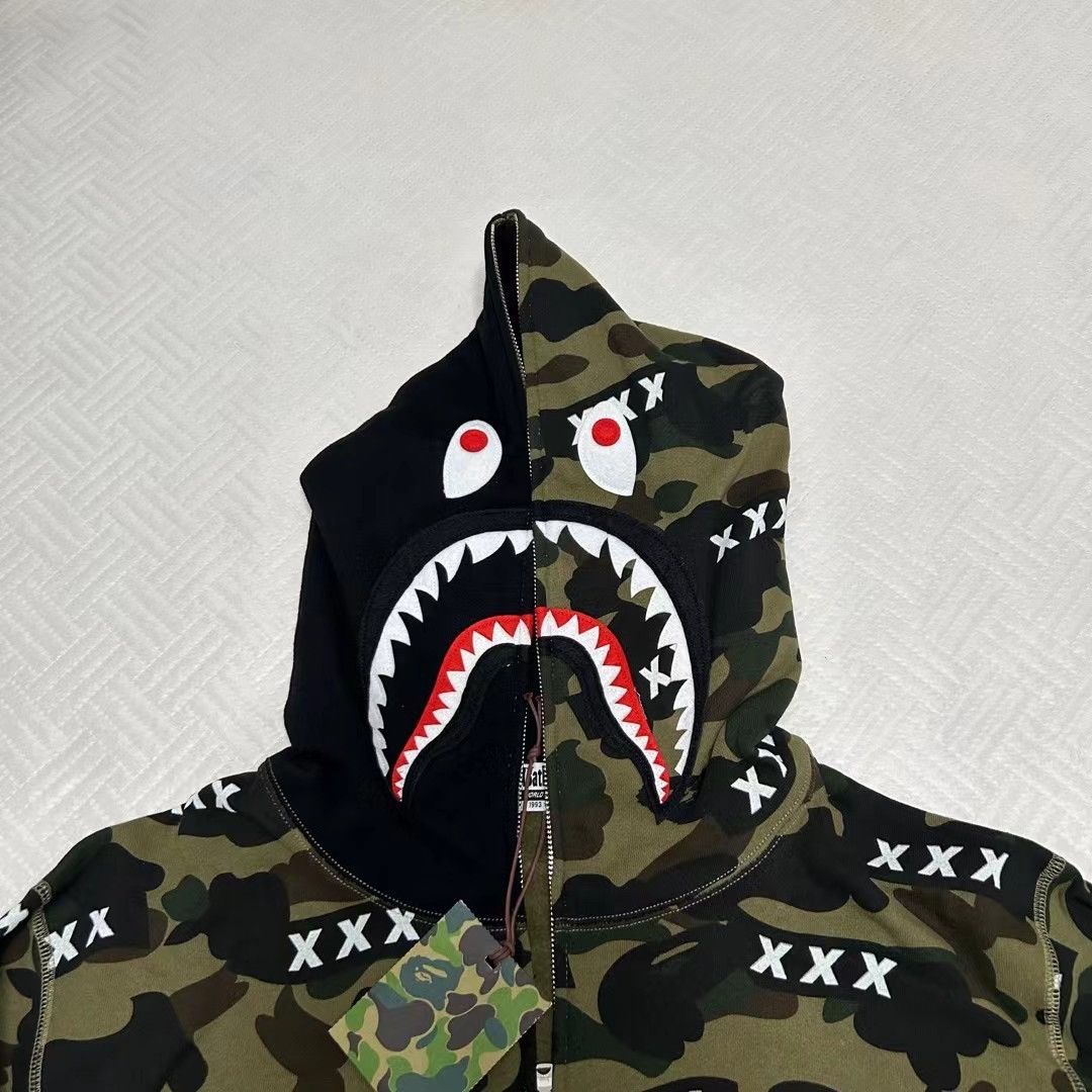 Bape BAPE LIMITED SHARK FULL ZIP HOODIE Size US XXL / EU 58 / 5 - 2 Thumbnail