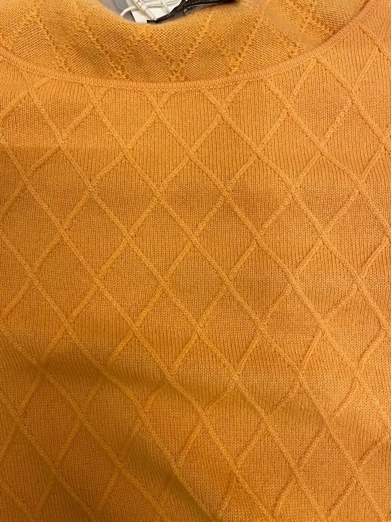 Other LORO PIANA Orange cashmere short sleeve knit T-shirt Size M / US 6-8 / IT 42-44 - 9 Thumbnail