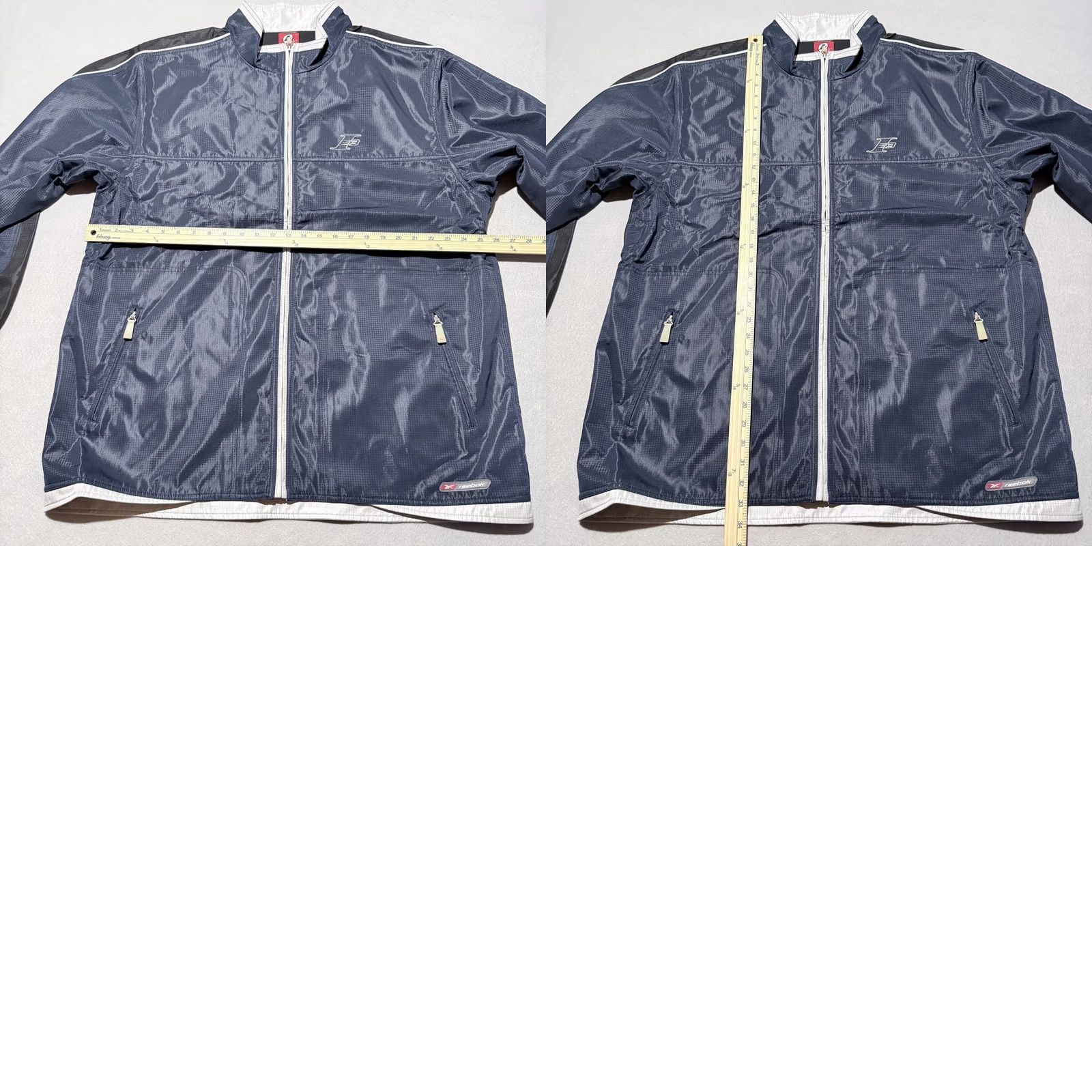 Reebok VTG Reebok Windbreaker Jacket Men Blue 2XL Limited Edition Iverson I3 NWT 90s Sports Vintage Size US XXL / EU 58 / 5 - 9 Thumbnail