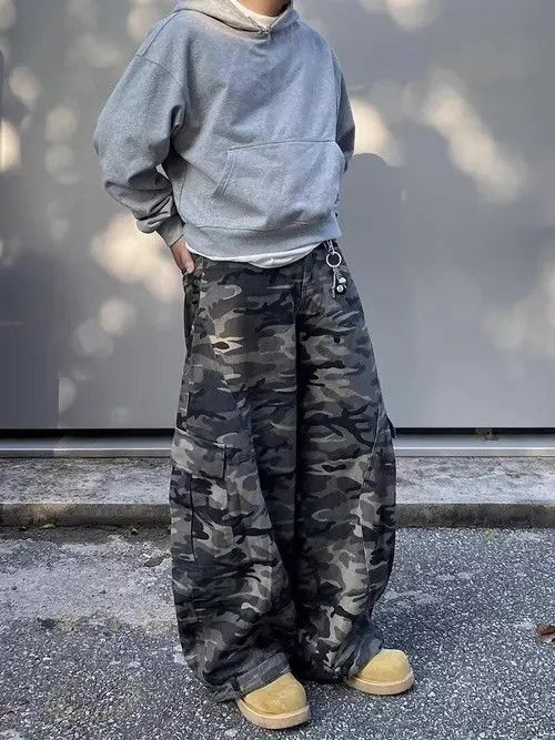 Other Baggy Cargo Wide Leg Pants Size US 30 / EU 46 - 2 Thumbnail
