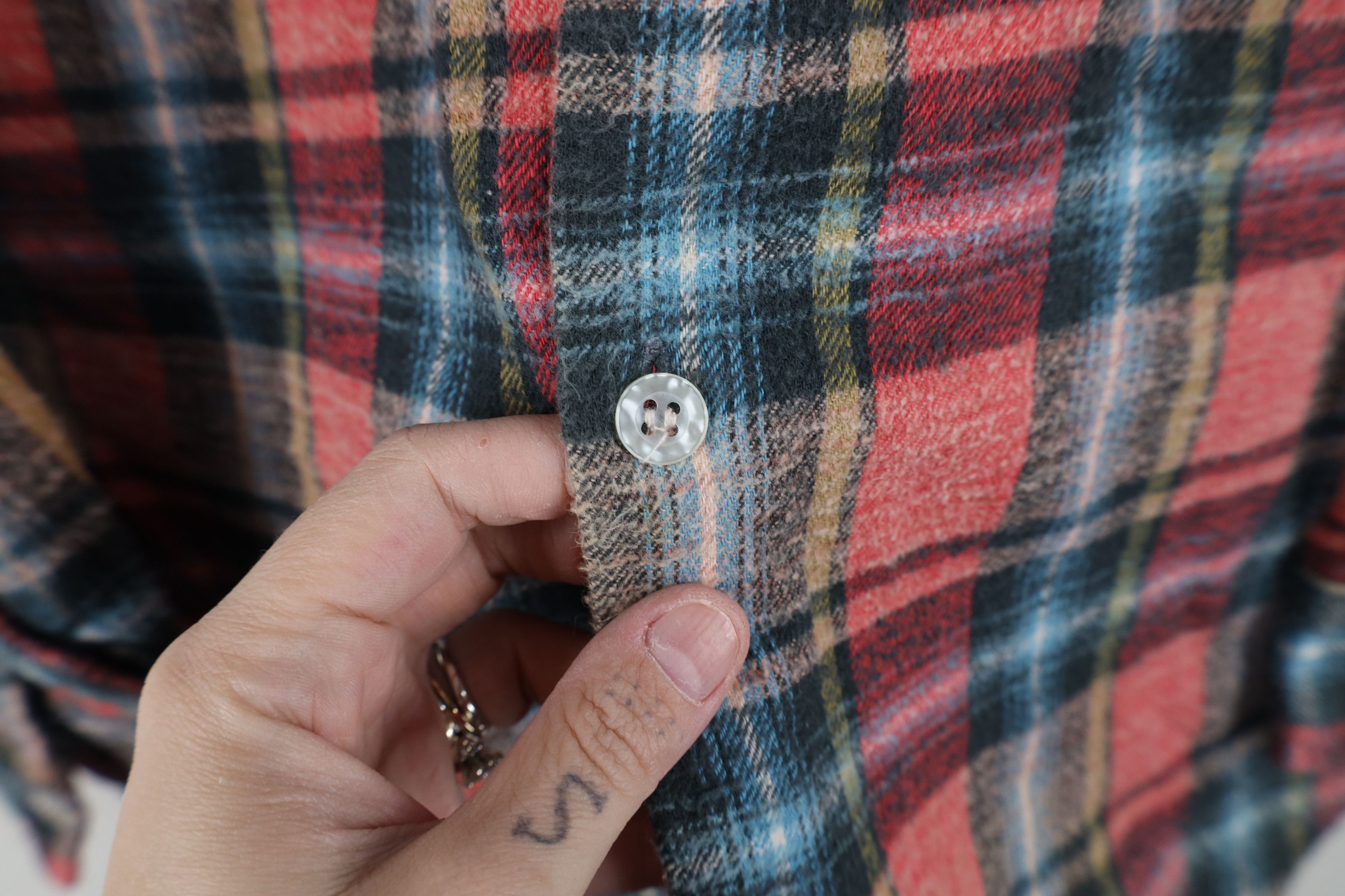Vintage Vintage 70s Streetwear Flannel Collared Button Shirt Size US M / EU 48-50 / 2 - 7 Thumbnail