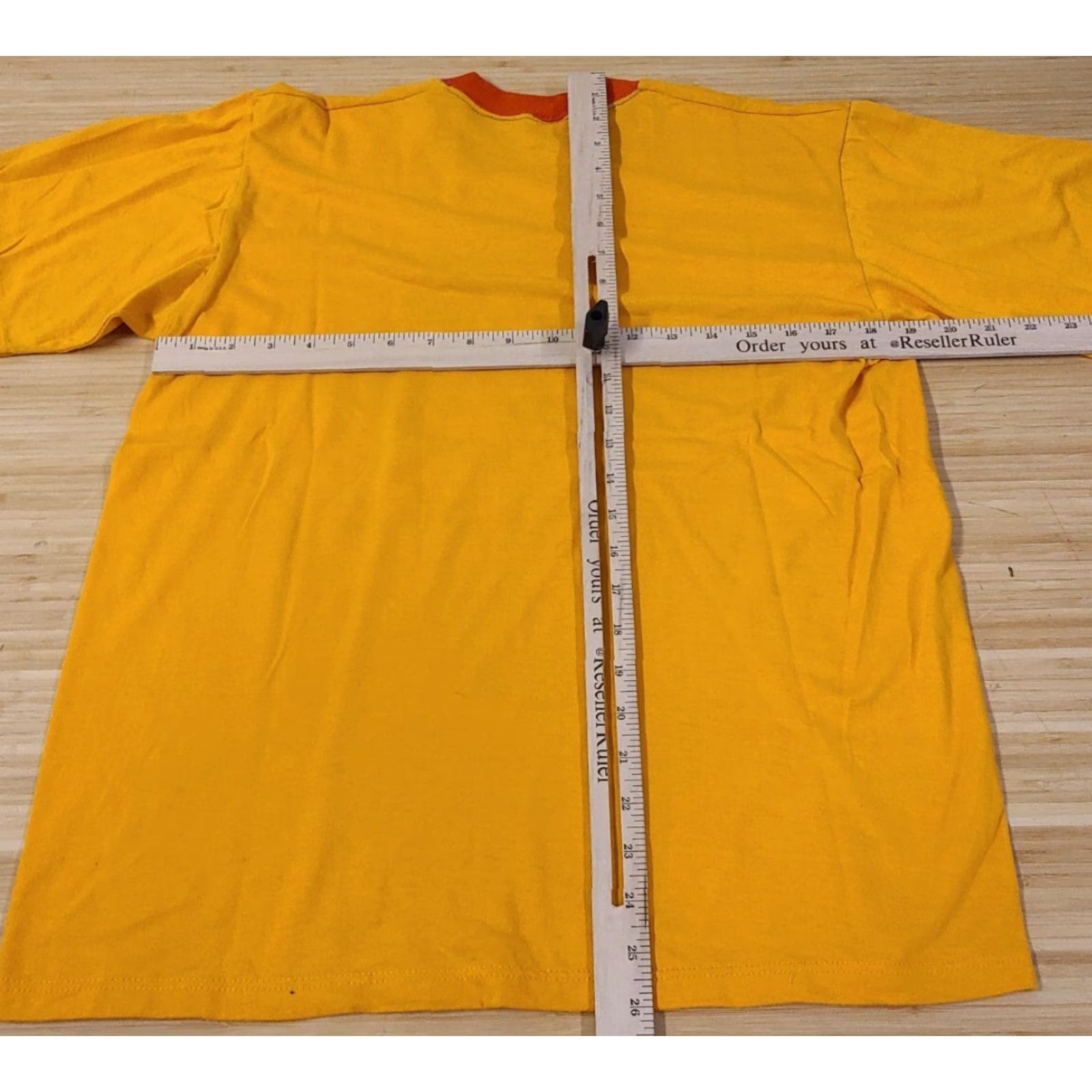 Disney VINTAGE Disney T-Shirt Men Mickey Mouse Donald Duck Crew Neck Short Sleeve Yellow 80s Cartoon Logo Regular Small Mens Size US S / EU 44-46 / 1 - 5 Thumbnail