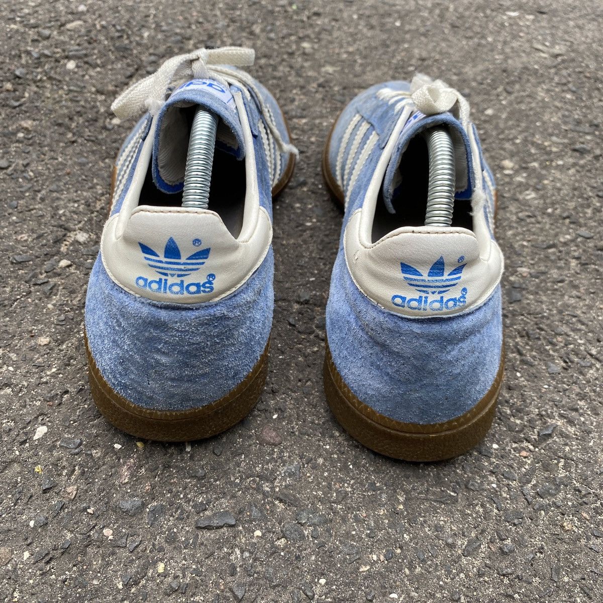 Adidas × Vintage Adidas Handball Spezial vintage rare blue sneakers us 9 Size US 9 / EU 42 - 5 Thumbnail