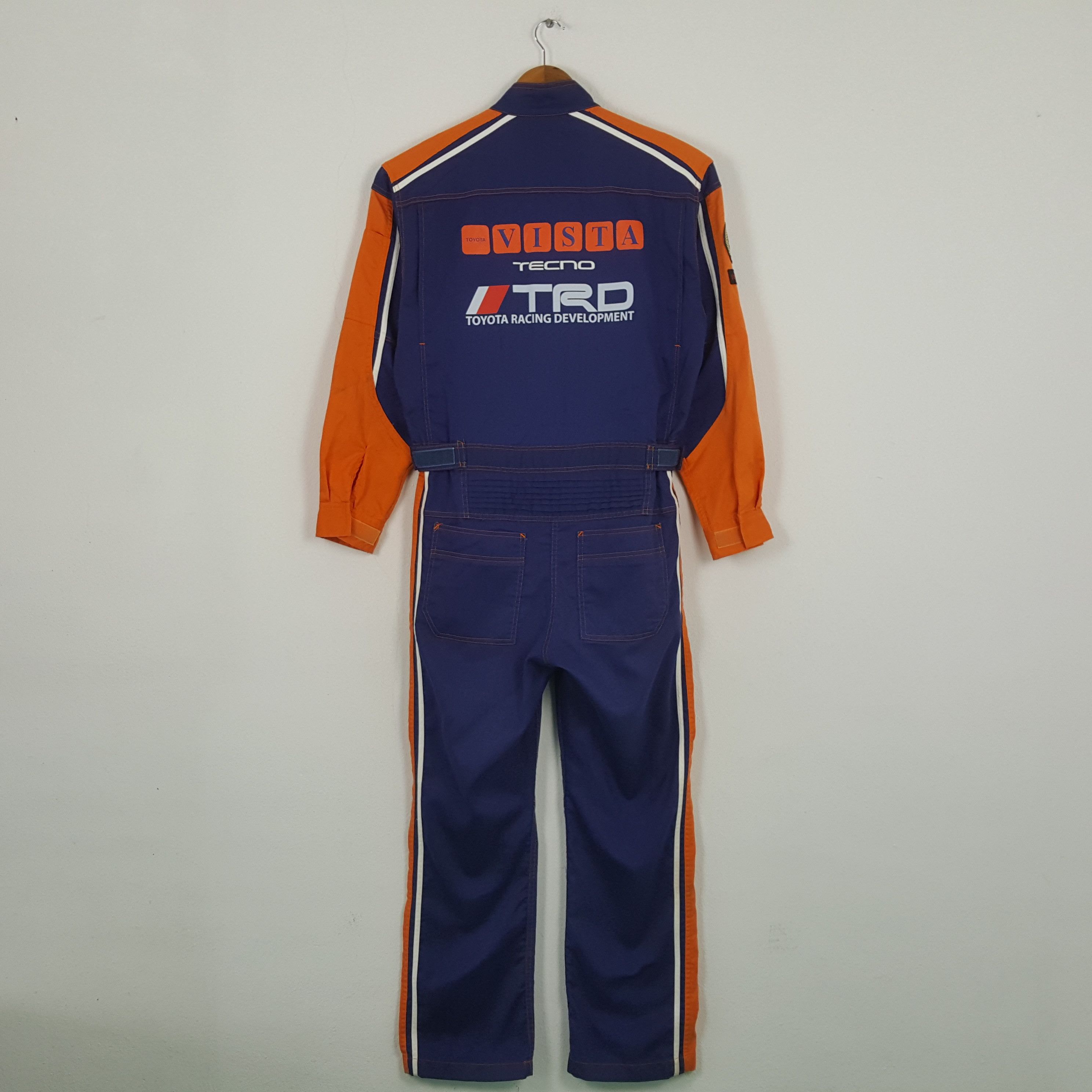 Japanese Brand Vintage Vista Tecno TRD Toyota Racing Coverall RR16 Size US M / EU 48-50 / 2 - 1 Thumbnail