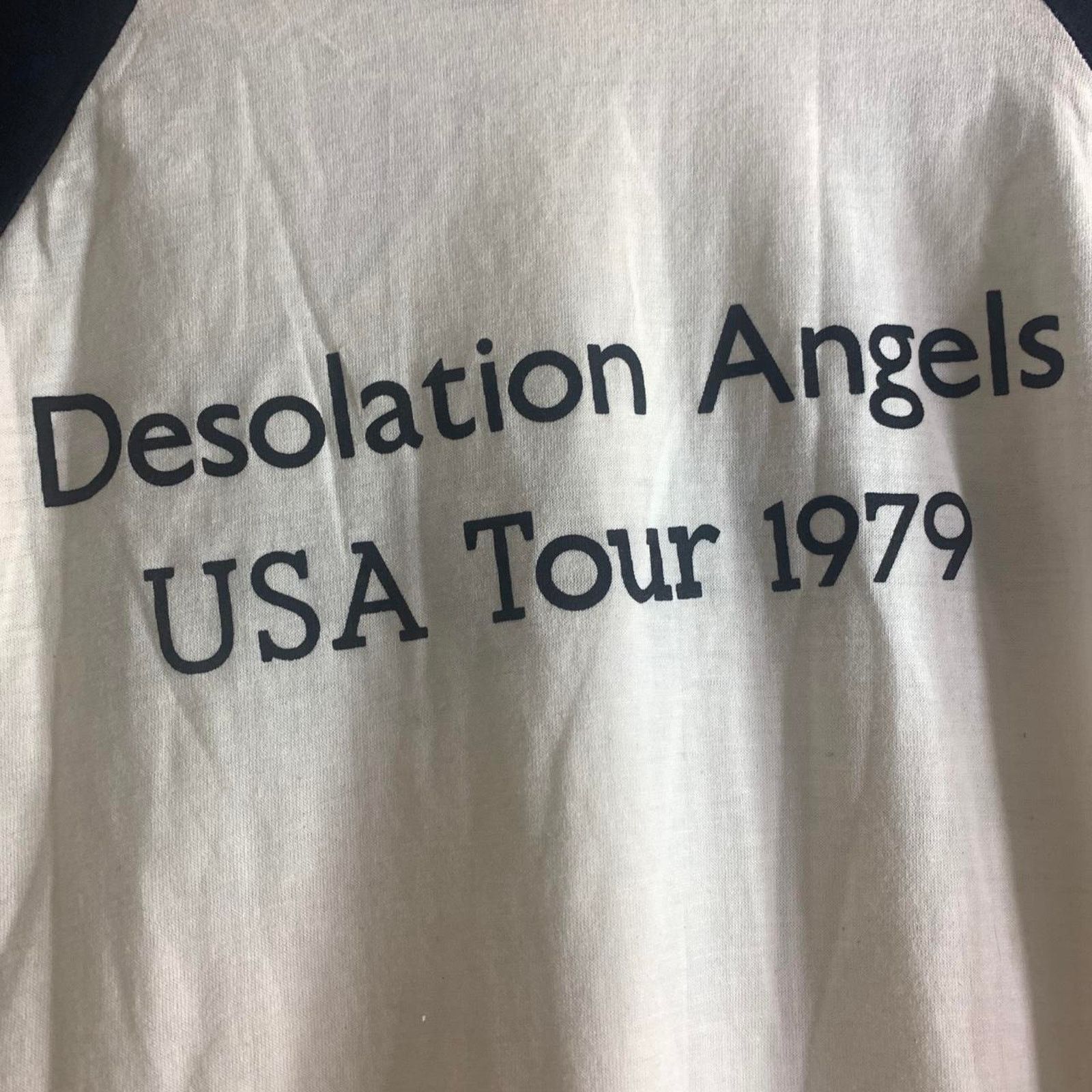 Vintage 1979 BAD COMPANY Desolation Angels 3/4 sleeve tee shirt M Size US L / EU 52-54 / 3 - 7 Thumbnail