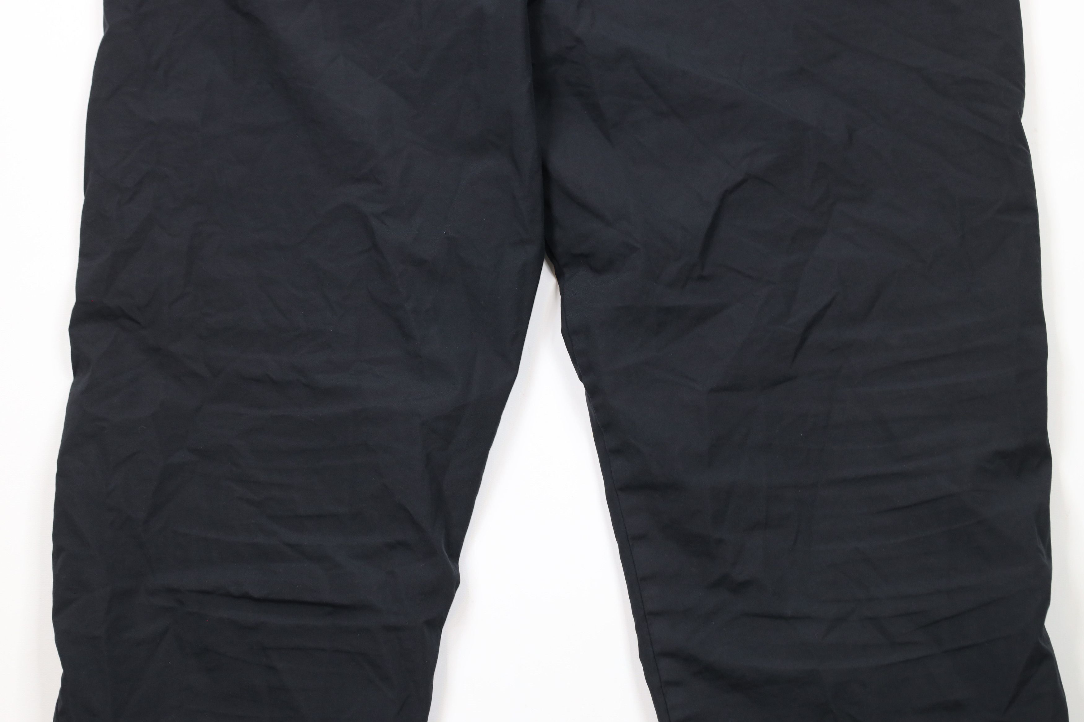 Adidas × Vintage Vintage 90s Adidas Spell Out Lined Wide Leg Pants Black Size US 36 / EU 52 - 13 Thumbnail