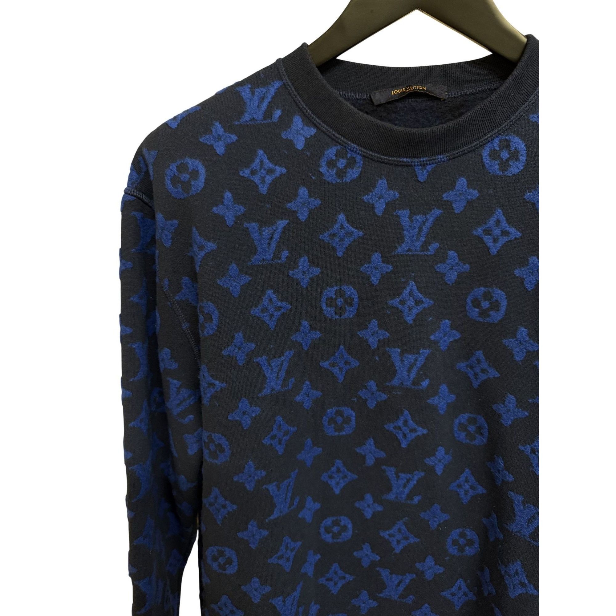 Louis Vuitton Louis Vuitton Mens Monogram Wool Sweater Size L Made In Ital Size US L / EU 52-54 / 3 - 8 Thumbnail