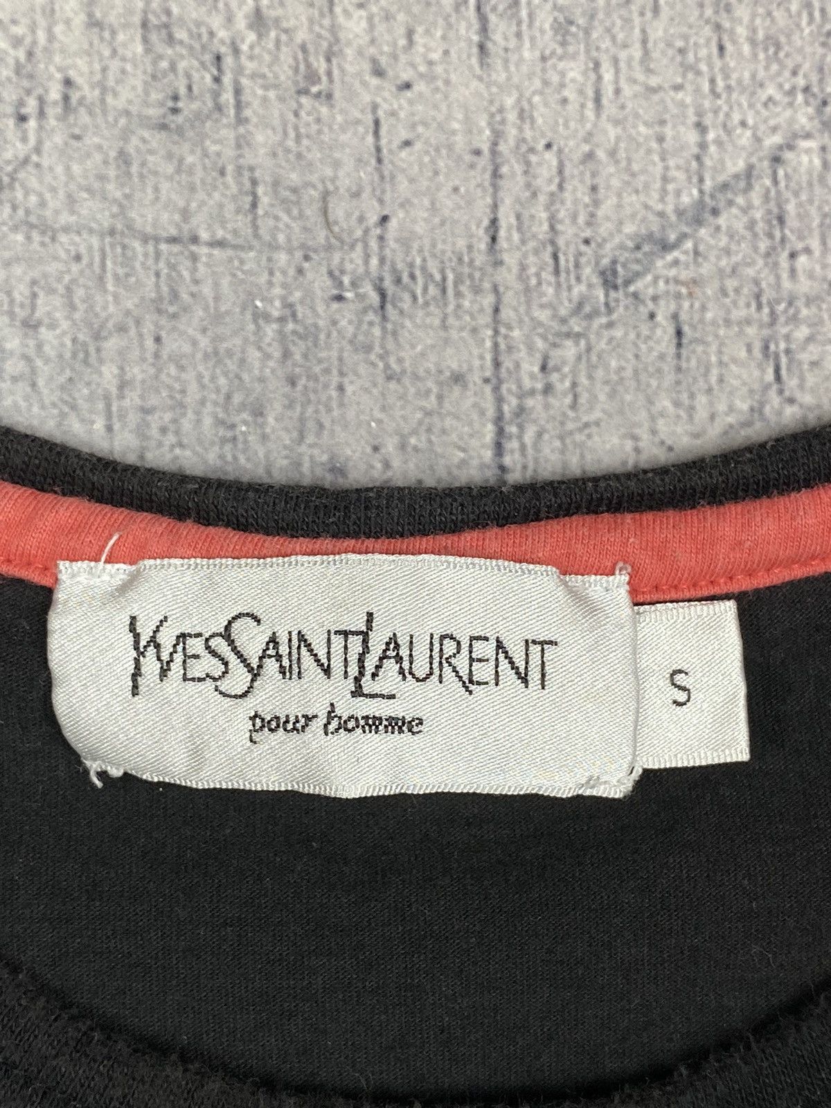 Vintage × Yves Saint Laurent Vintage Yves Saint Laurent YSL Basic tee 90’s Size US S / EU 44-46 / 1 - 8 Thumbnail