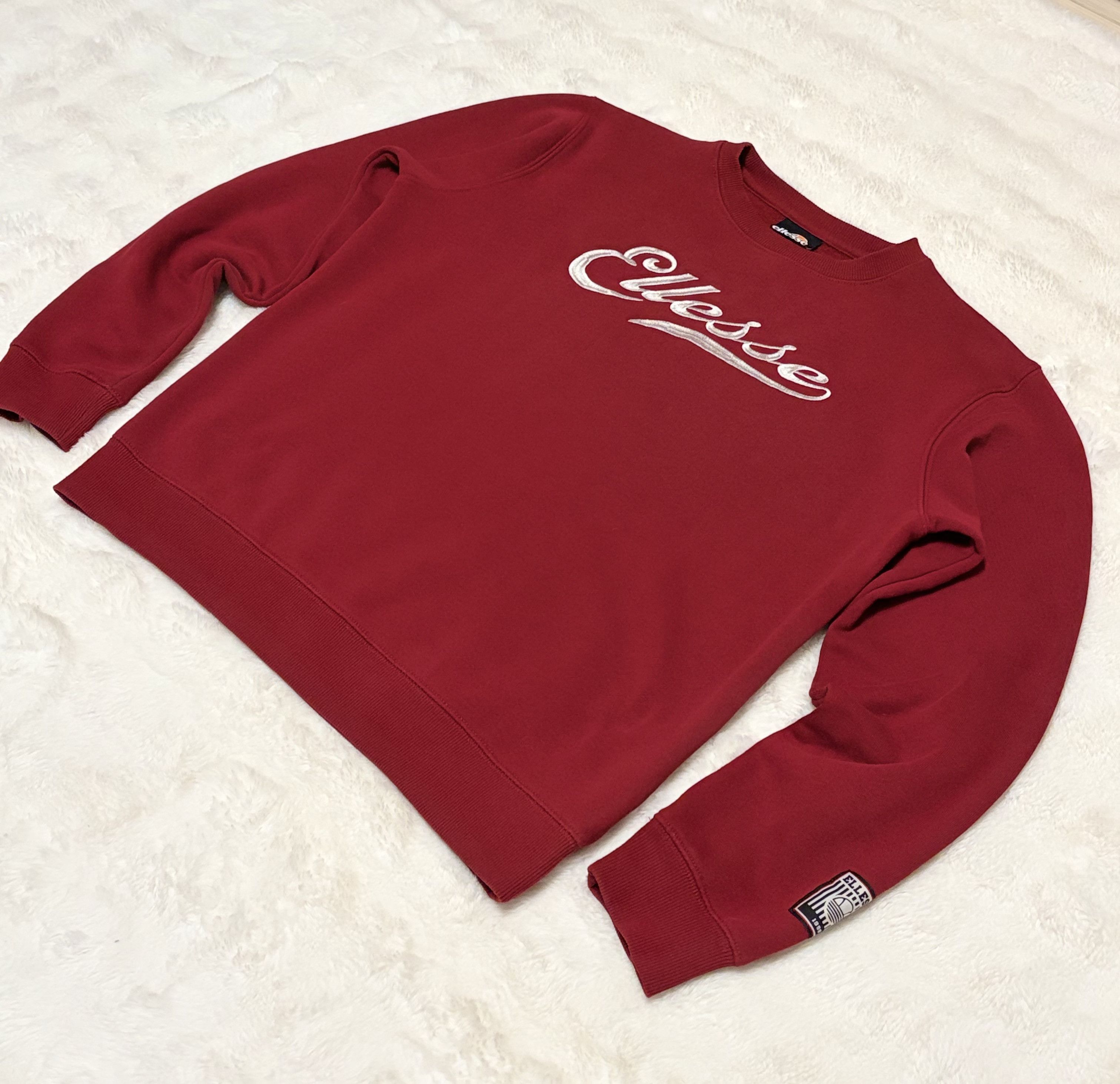Ellesse Vintage Ellesse Red Logo Crewneck Sweatshirt Size S Size US S / EU 44-46 / 1 - 1 Thumbnail