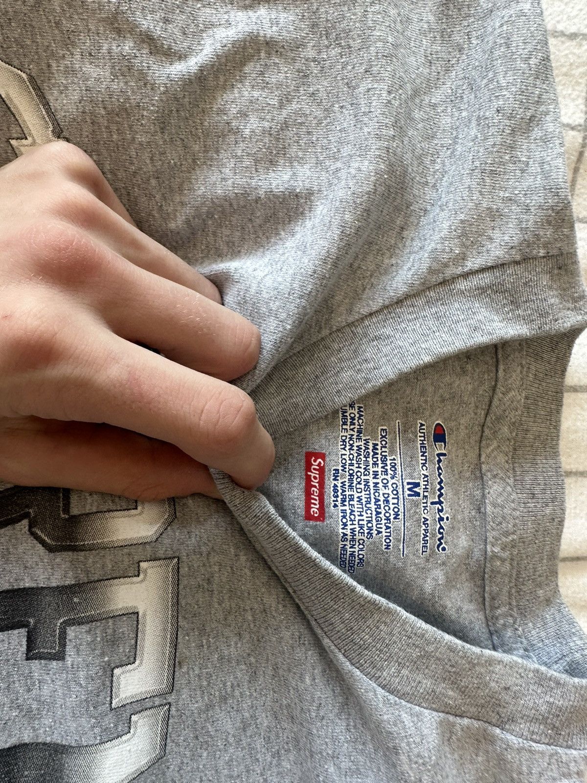 Champion × Supreme Supreme champion shirt Size US M / EU 48-50 / 2 - 2 Thumbnail