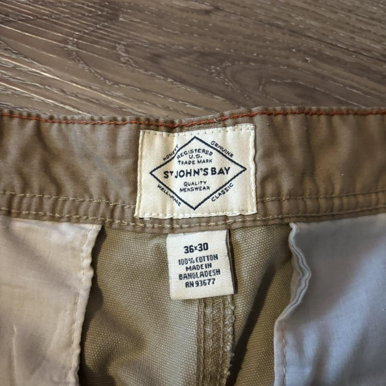 Vintage Crazy Vintage Y2K/2000s Baggy Light Khaki Skater Cargo Pants! 36x30 Size US 36 / EU 52 - 7 Thumbnail