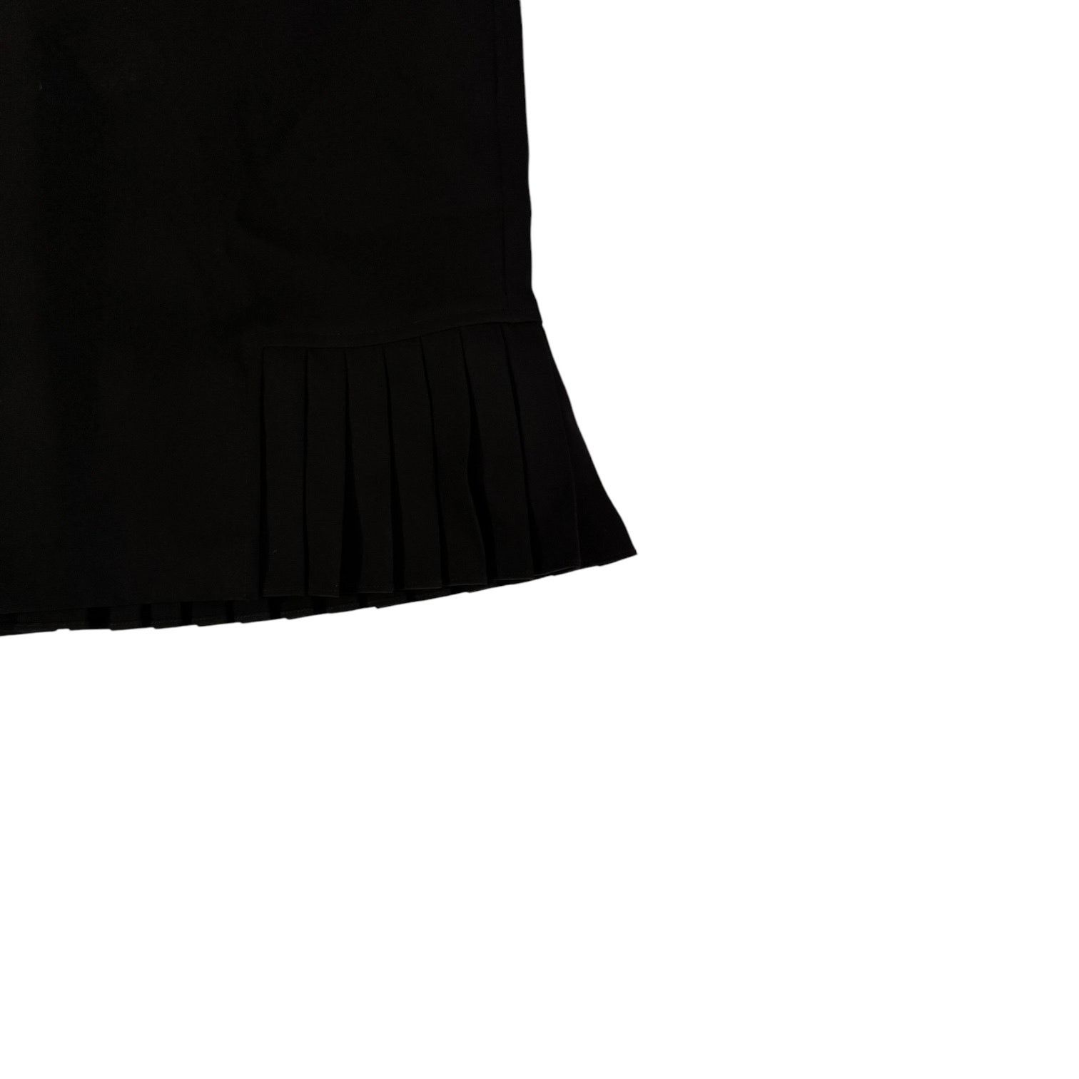 Other Classic Black A-Line Women’s Skirt with Pleated Edge Size 10 Size 32" / US 10 / IT 46 - 2 Thumbnail