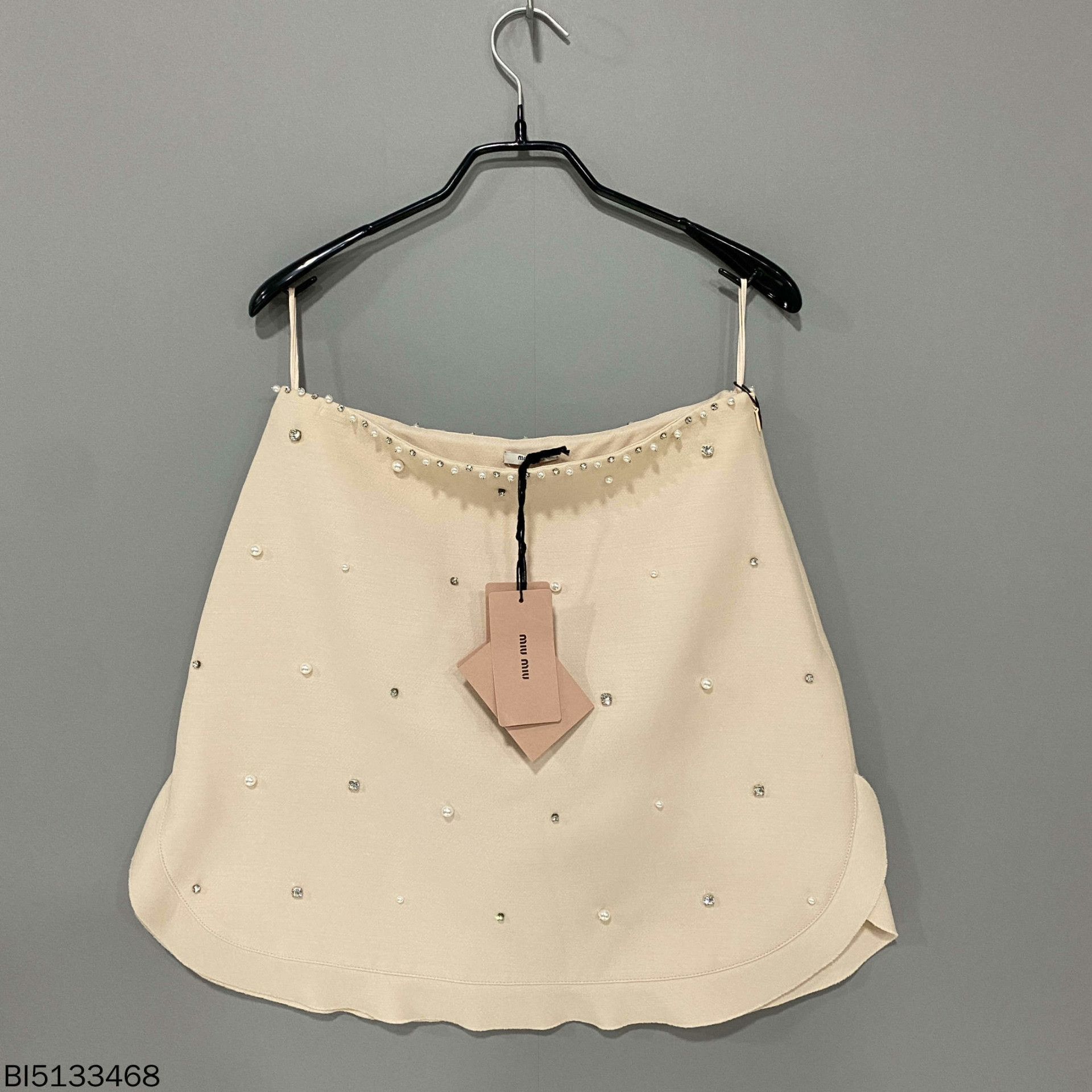 Miu Miu Miu Miu Silk Skirt 24 Women Size 24" / US 00 / IT 34 - 1 Thumbnail