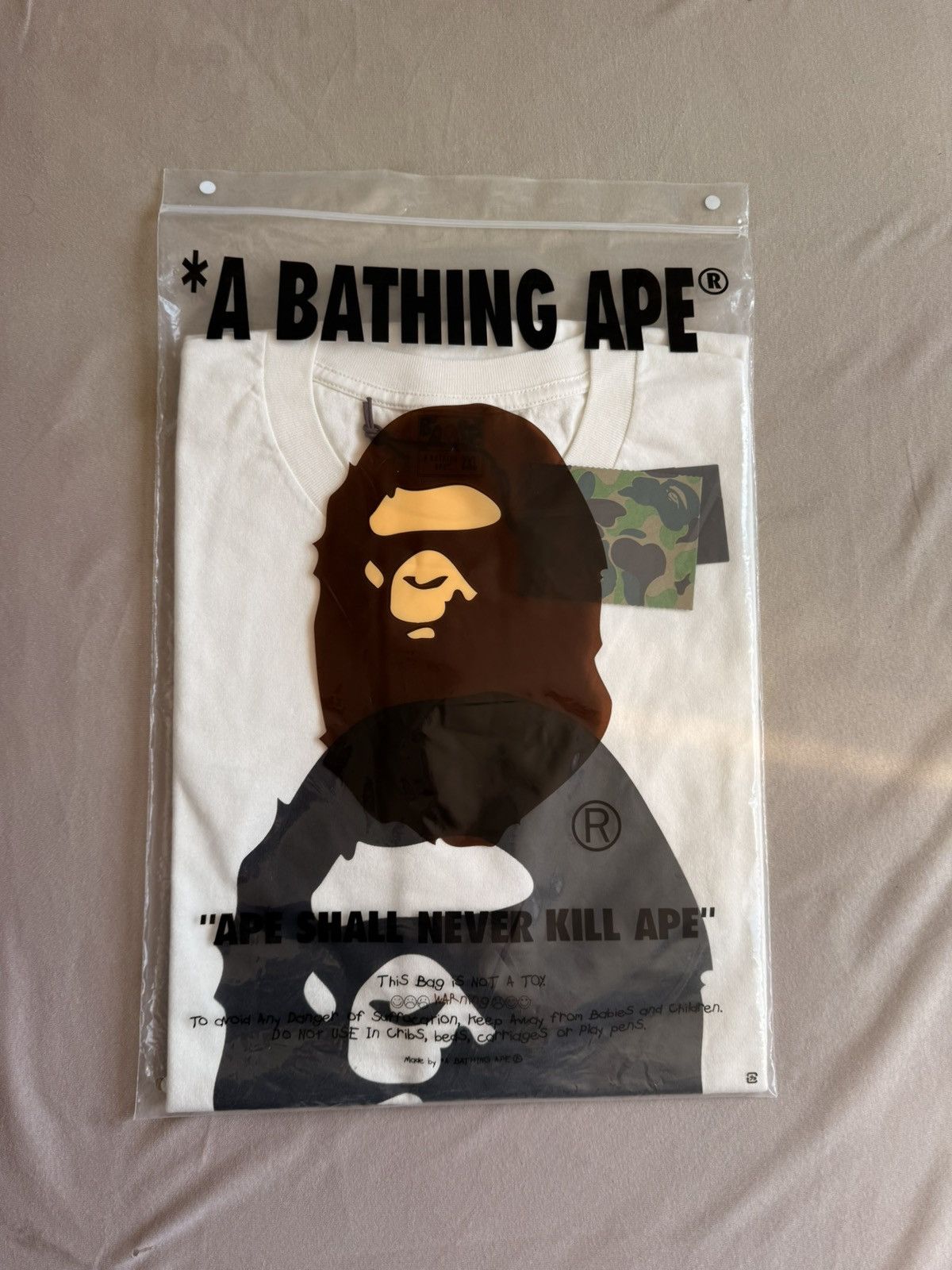 Bape × New Balance Bape x New Balance tee white Size US XXL / EU 58 / 5 - 5 Thumbnail