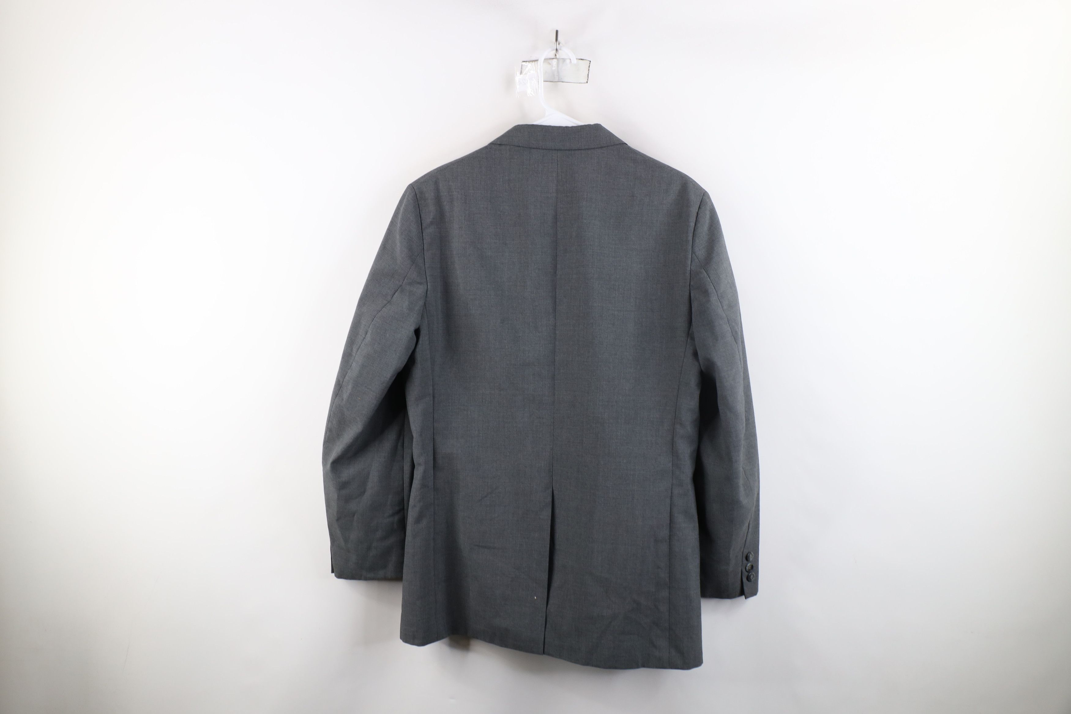 Vintage Vintage 70s Streetwear Blazer Suit Jacket Sharkskin Gray USA Size US XL / EU 56 / 4 - 13 Thumbnail