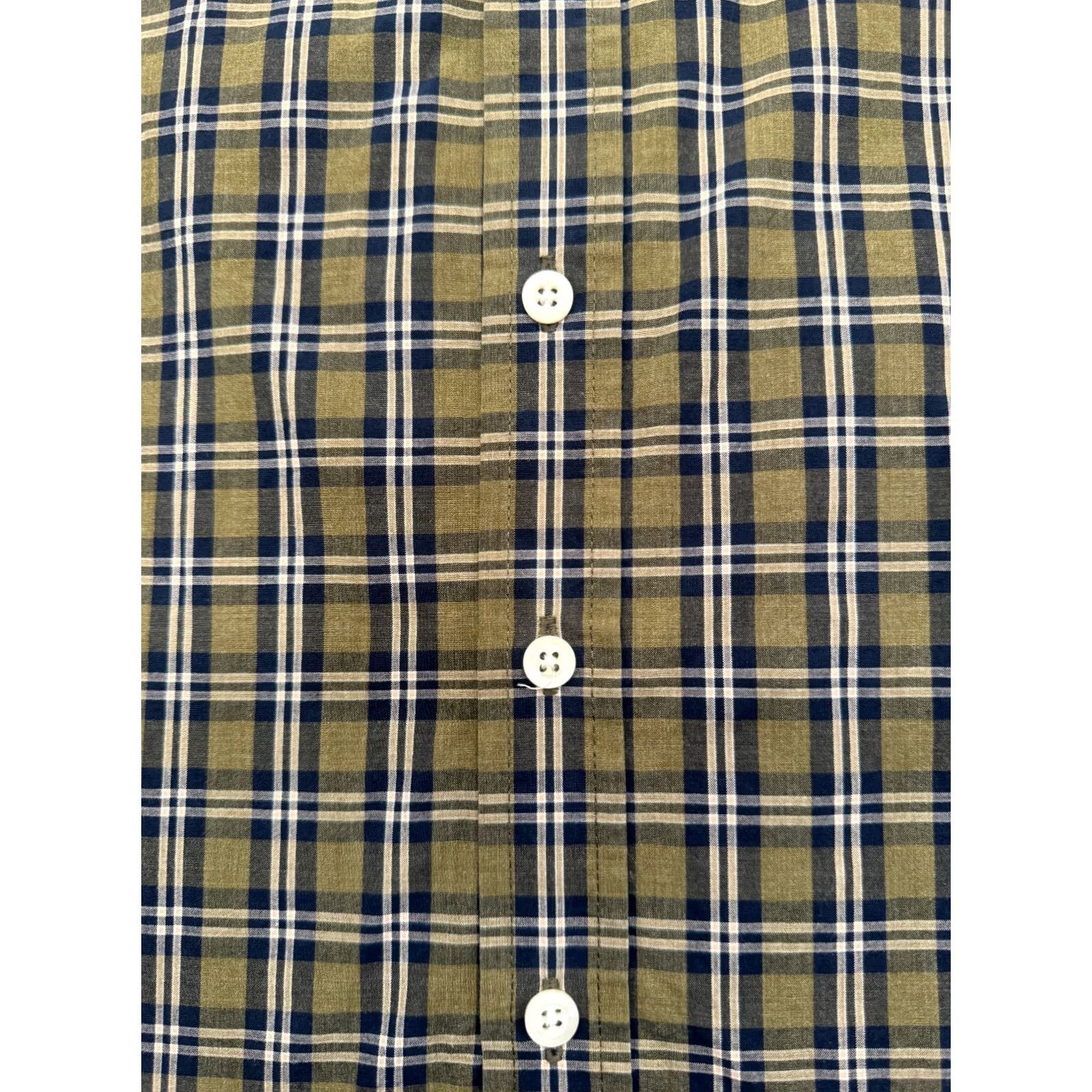 Croft & Barrow Croft & Barrow Long Sleeve Button Up Mens Large Blue Check Cotton Shirt 2955 Size US L / EU 52-54 / 3 - 4 Thumbnail