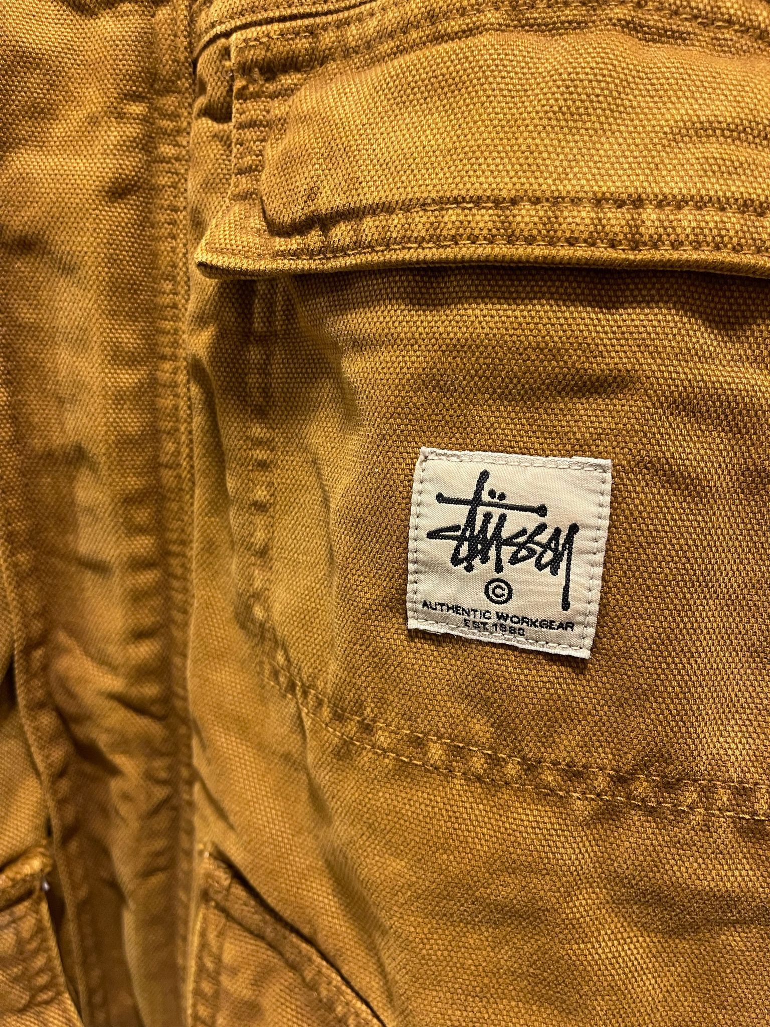 Stussy Stüssy Washed Canvas Shop Jacket Size US M / EU 48-50 / 2 - 2 Thumbnail