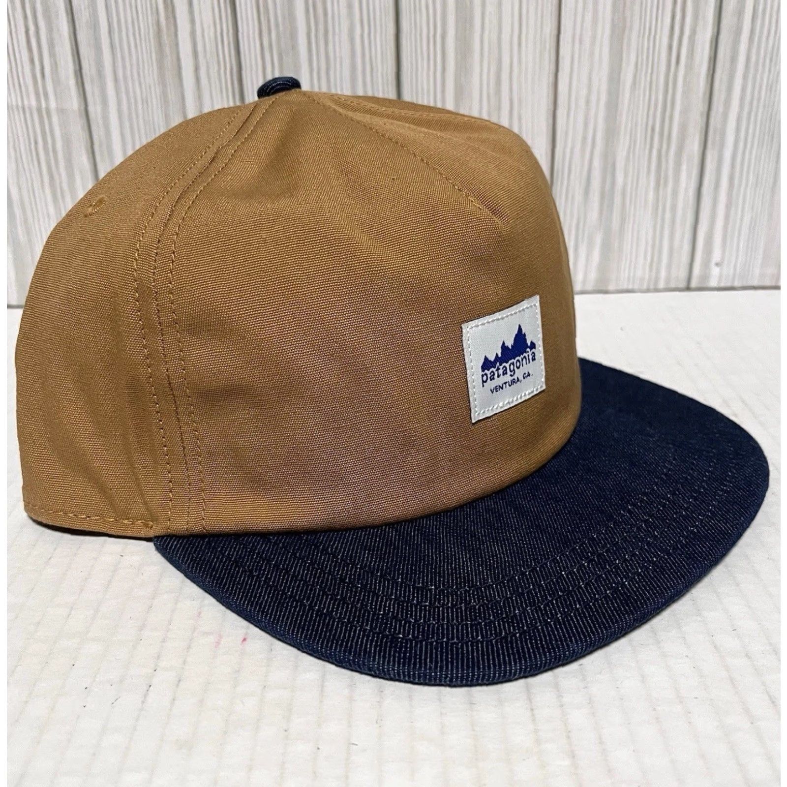 Patagonia Patagonia Hat Snapback Cap Adjustable Range Brown Tan Cotton Polyester One Size Men Size ONE SIZE - 2 Thumbnail